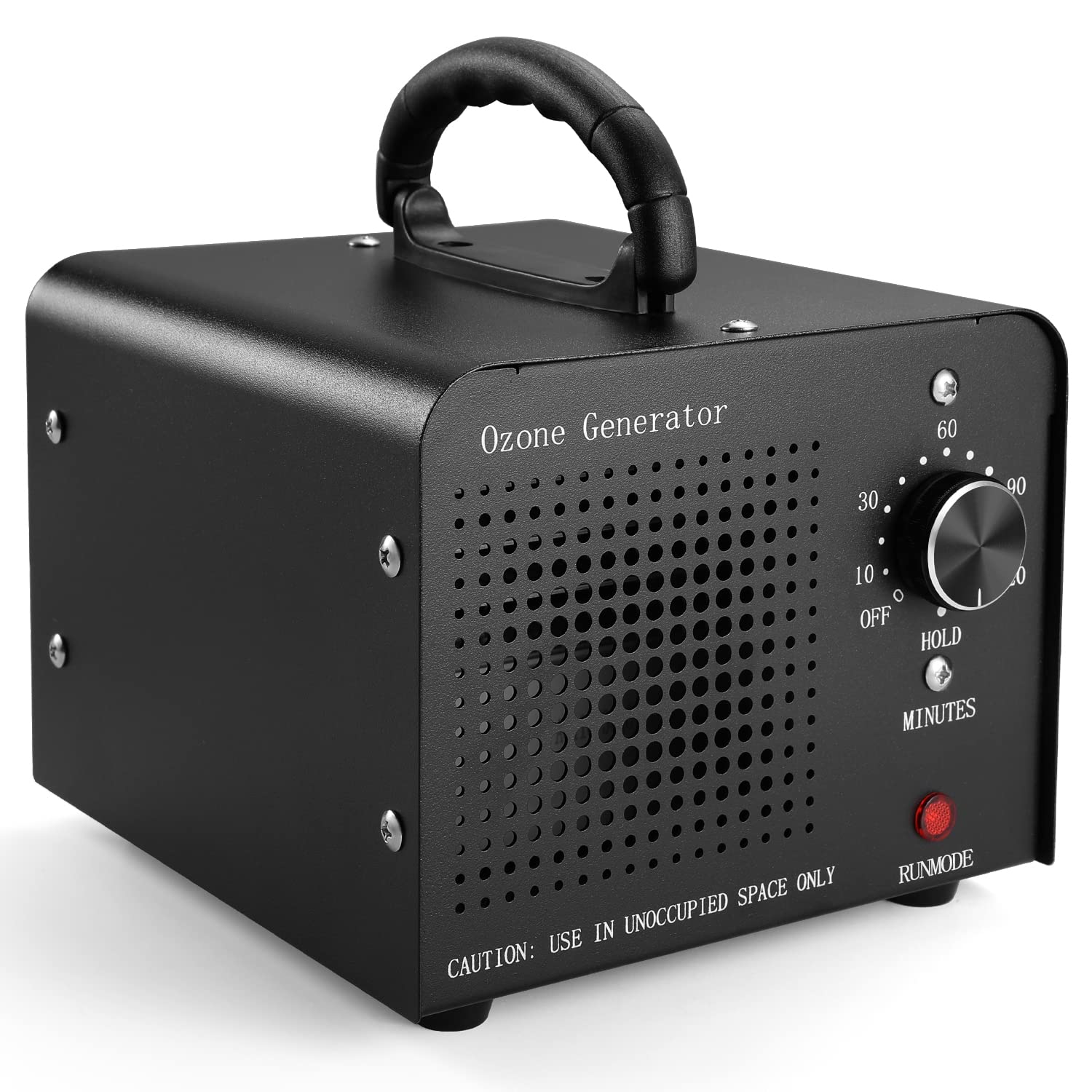 30000mg Ozone Generator Air Purifier for Home & Car - O3 Machine for Smoke & Pet Odor Removal (Black) | Freshen Air in Bedrooms, Offices & Vehicles