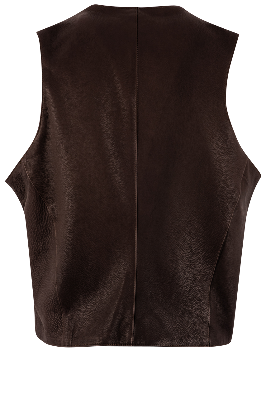 Premium Genuine Deerskin Leather Vest for Men & Women - Soft & Durable Handmade Western Style Jacket - Perfect for Outdoor Adventures, Rodeo, and Casual Wear
