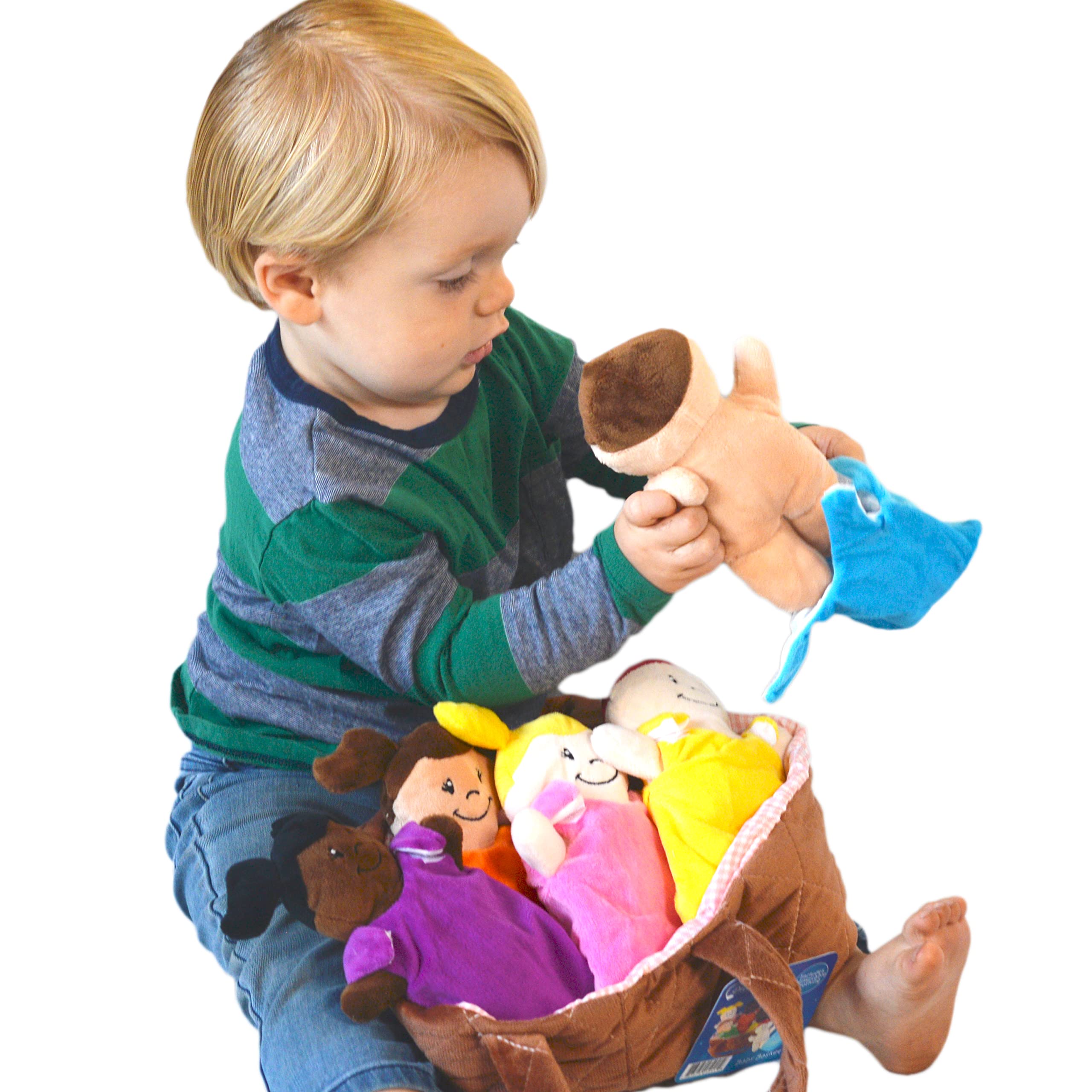 Multicultural Baby Doll Set with 6 Soft Plush Dolls & Removable Outfits - Interactive Diversity Toys for Kids with Basket, Pillow, Blanket - Perfect for Role Play, Gift Giving & Early Childhood Development