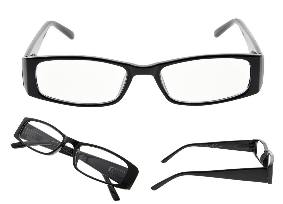 LUR Reading Glasses 5-Pack with Sun Readers - Lightweight Blue Light Blocking Glasses for Reading, Computer Use, and Outdoor Activities