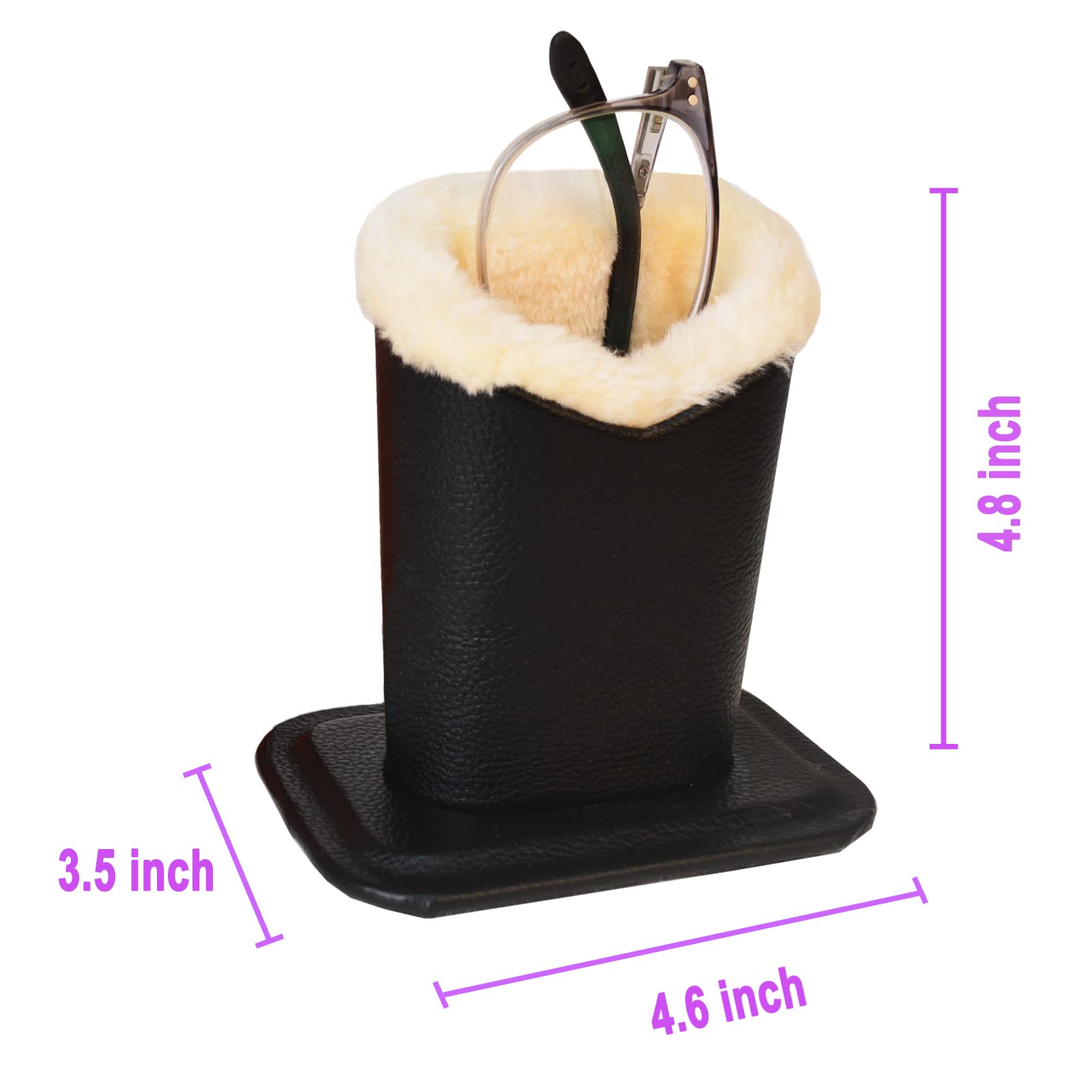 2 Pack Eyeglass Holder Stand - Desk & Nightstand Organizer for Eyewear