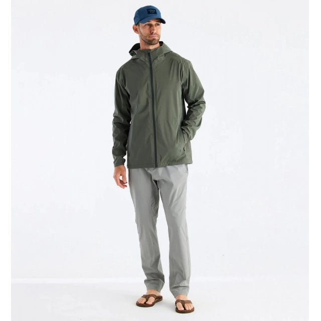 Men's Waterproof Cloudshield Rain Jacket - Lightweight Windbreaker for Hiking, Camping & Outdoor Activities