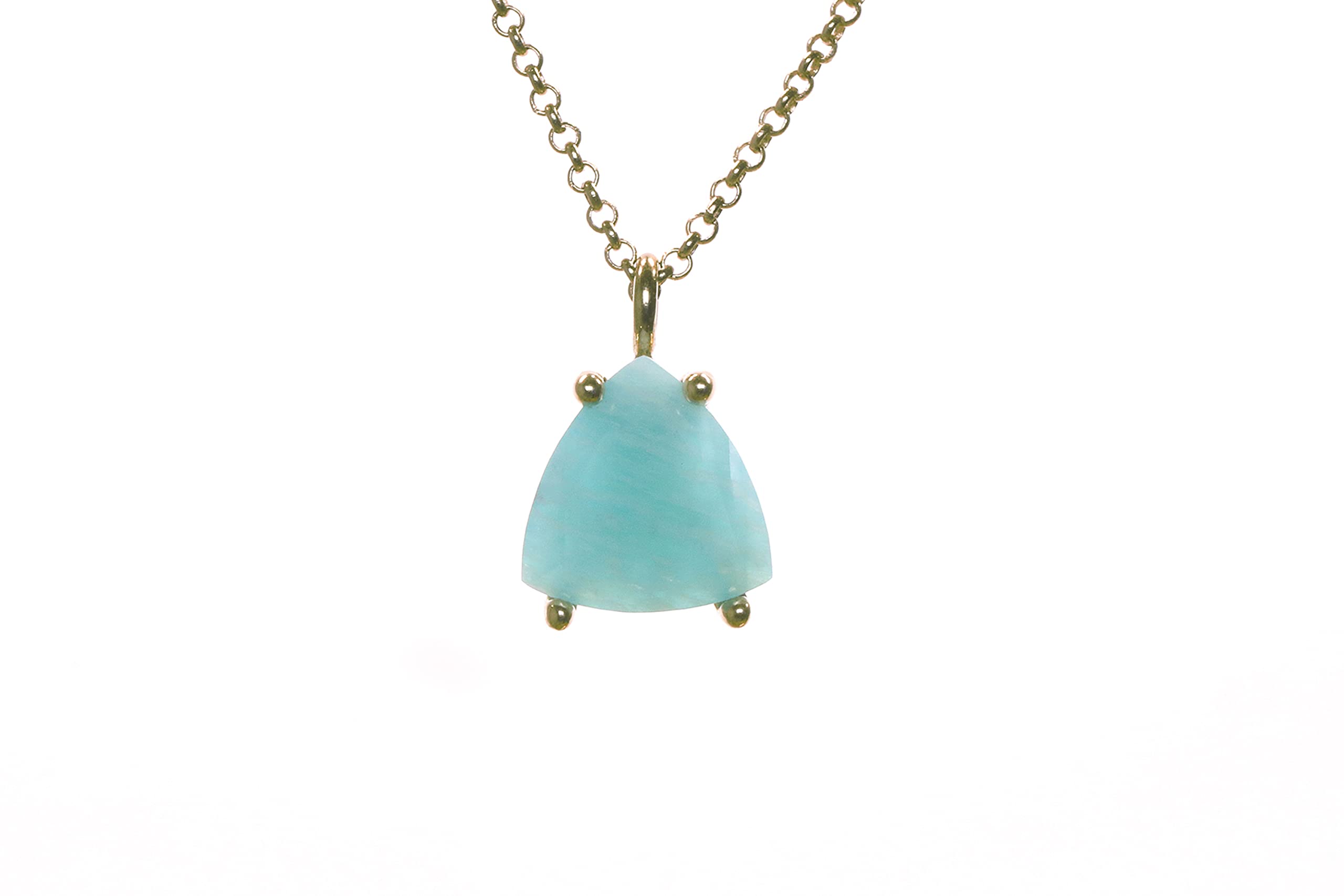 Amazonite Healing Necklace for Women - May Birthstone Gold Jewelry - Elegant Statement Piece for Gifts & Special Occasions