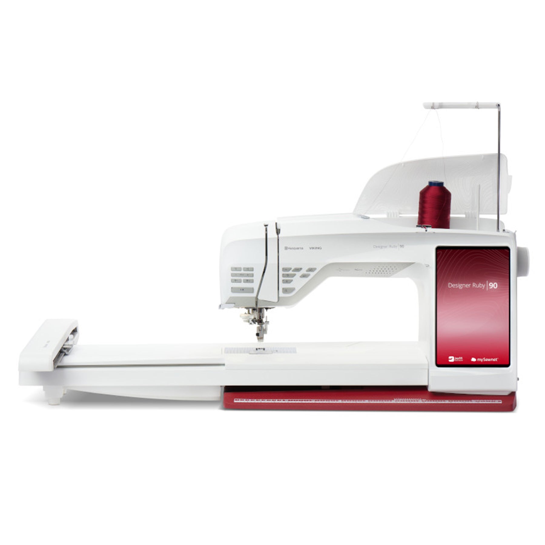HUSQVARNA VIKING DESIGNER RUBY 90 Sewing and Embroidery Machine - Professional Quilting, Fashion Design & DIY Craft Projects for Home and Studio Use