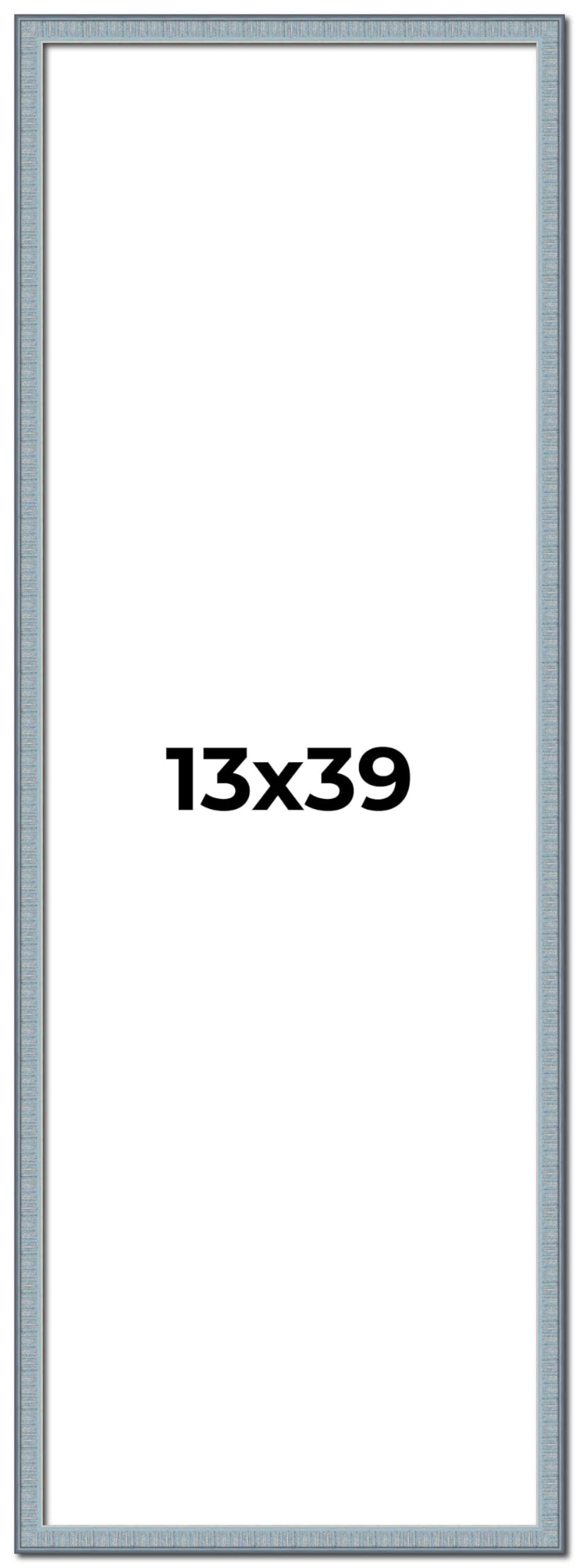 13x39 Kingsley Blue Solid Wood Picture Frame - 0.75