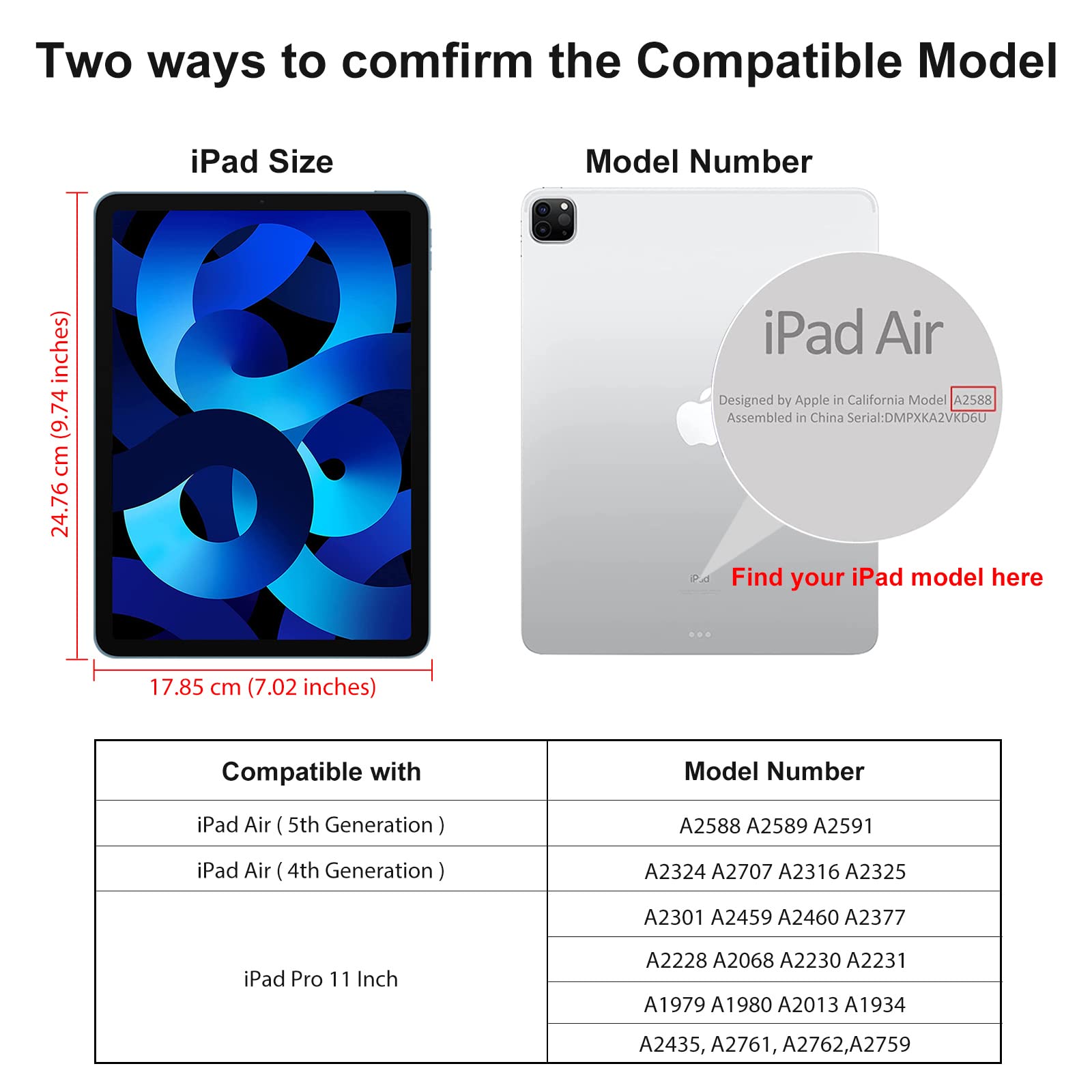 SPARIN 2 Pack Tempered Glass Screen Protector for iPad Air 5/4 (10.9 inch 2022/2020) & iPad Pro 11 (2022/2021/2020/2018) - Anti-Scratch, Bubble-Free, HD Clear Protection for Work, Study & Entertainment