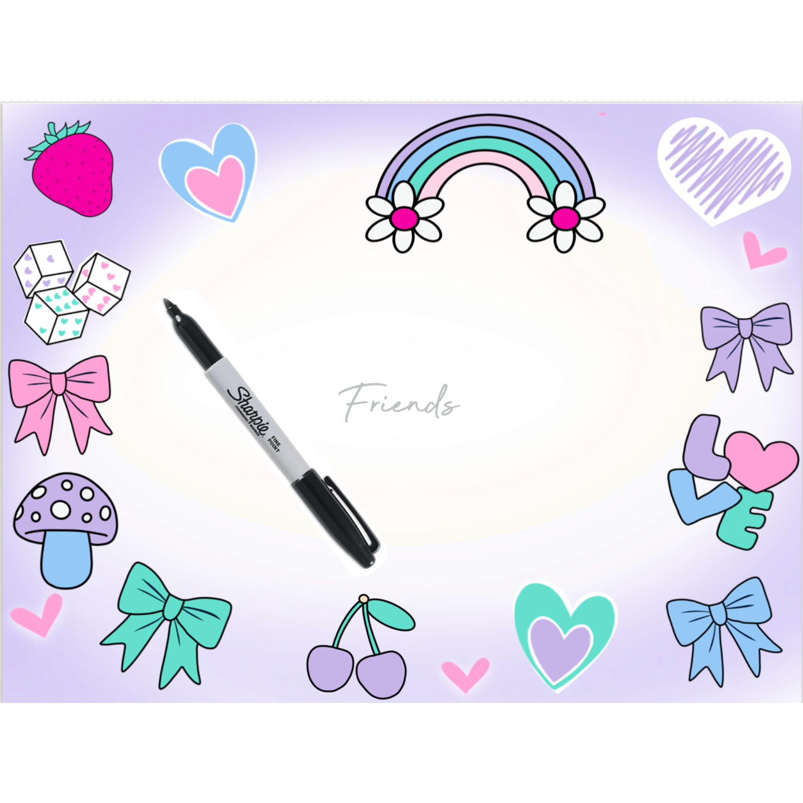 Autograph Cling Its Pastel - Self-Adhesive Signature Stickers for Scrapbooking, Journals & DIY Crafts - Perfect for Memory Books, Photo Albums & Personalized Gifts