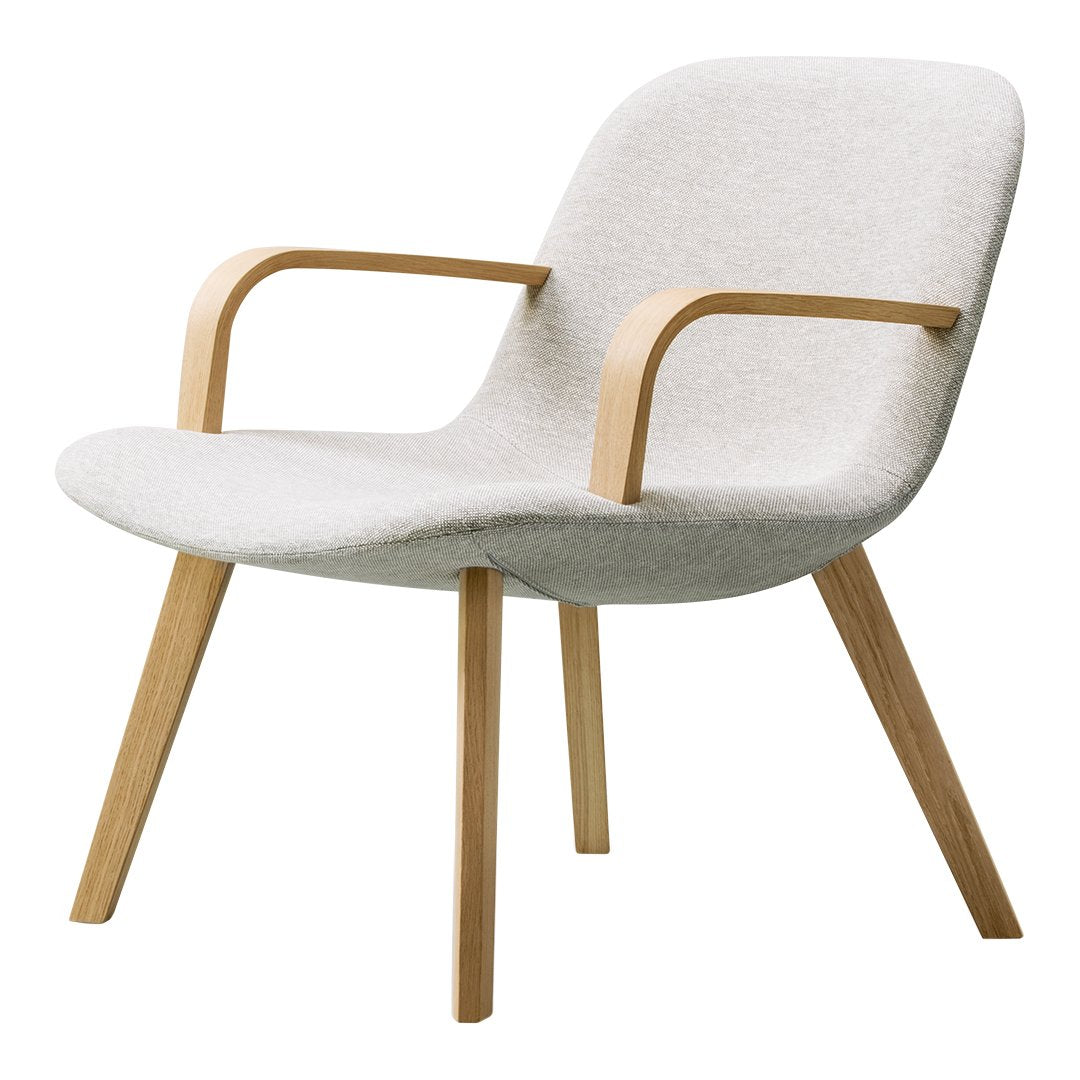 Erik Jørgensen Eyes Lounge Armchair with Wood Base - Modern Scandinavian Design for Living Room, Office & Lounge Areas