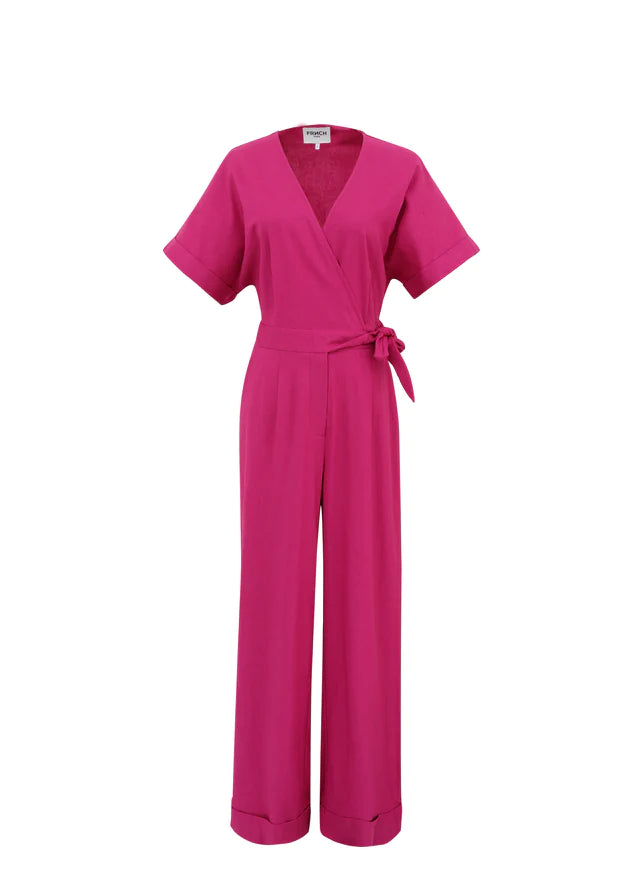 ADJA Women's Pink Jumpsuit - Stylish One Piece Romper for Casual Wear, Party & Date Night Outfits