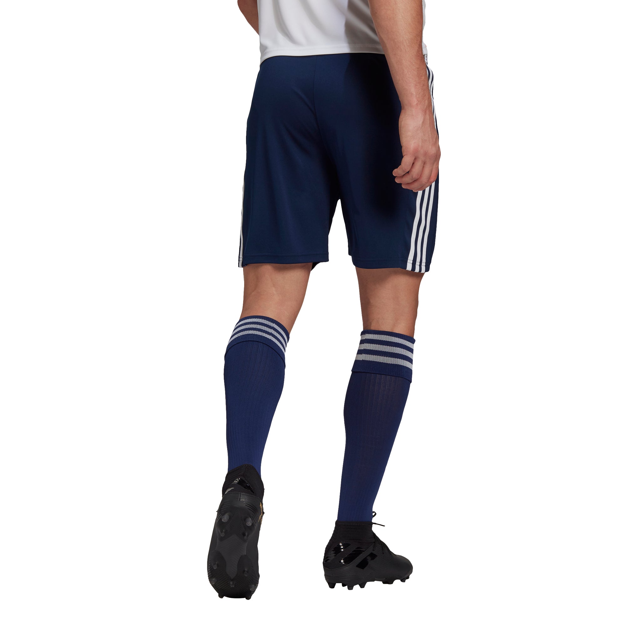 Adidas Youth Squadra 21 Athletic Shorts for Boys - Navy/White - Comfortable Sports Shorts for Running, Basketball & Gym Workouts