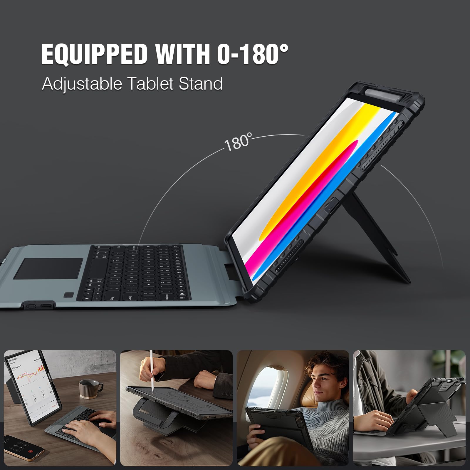Nillkin iPad 10th & 11th Generation Keyboard Case (10.9