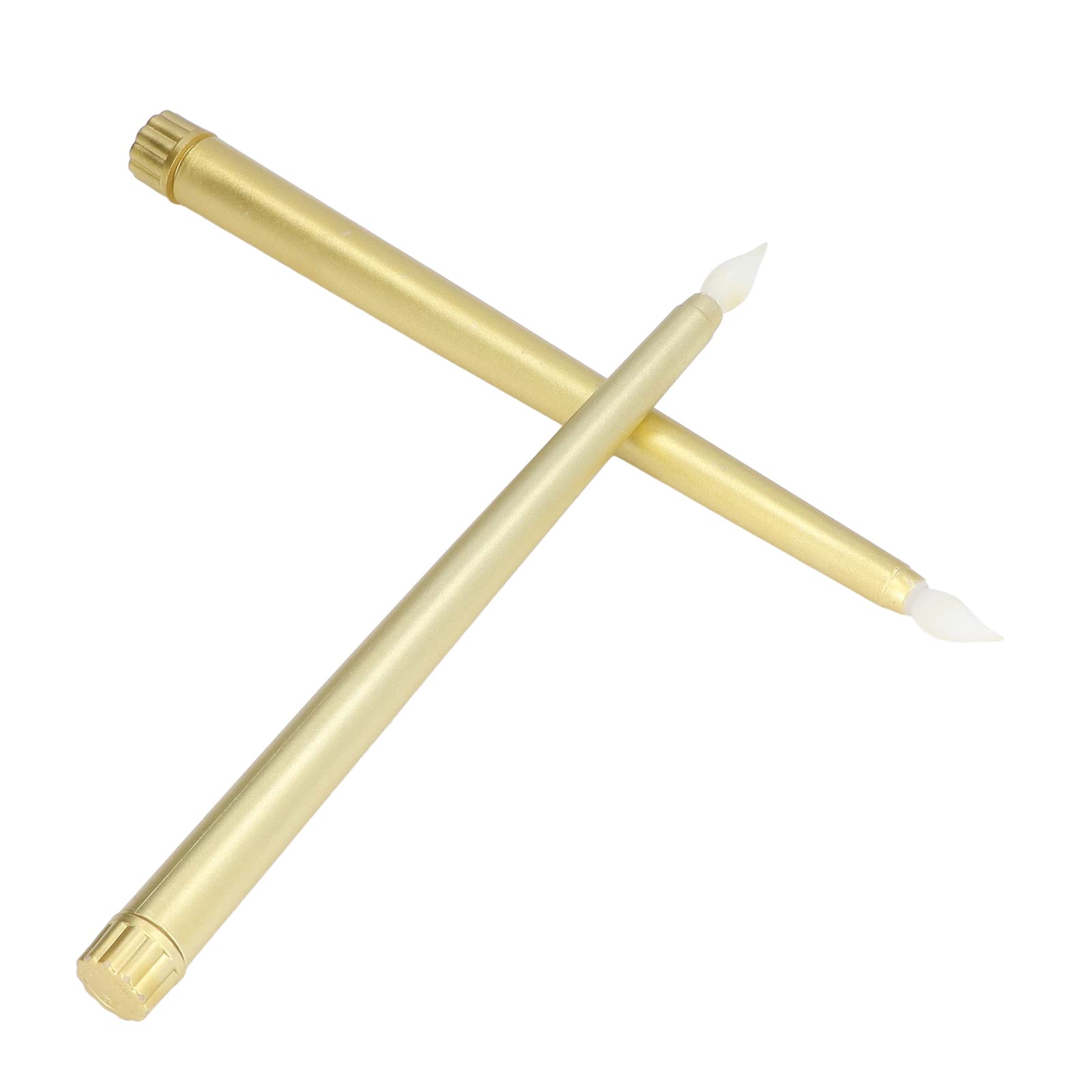 Jeanoko LED Candle Light - Flameless Taper Candles with Wiring-Free Soft Plastic for Birthday Parties, Festivals & Kids (Full Spray Gold) | Perfect for Home Decor, Wedding Centerpieces & Holiday Ambiance