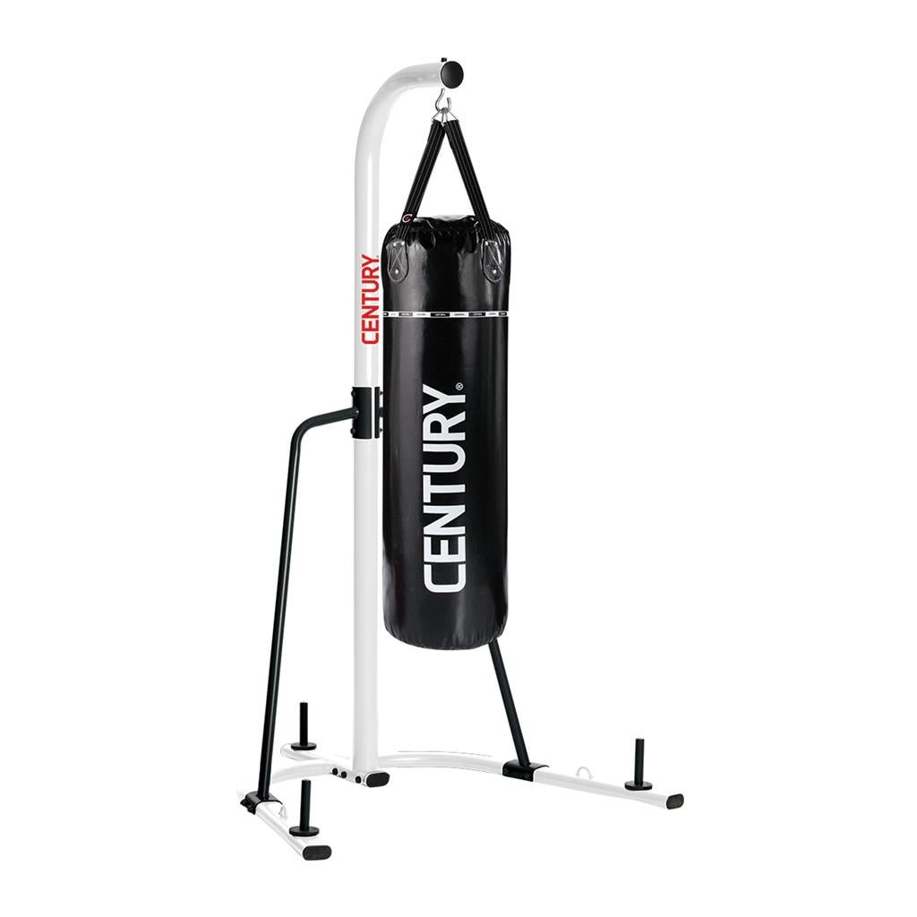 Premium Heavy Bag Stand for Boxing & MMA Training - Adjustable Height, White/Black - Perfect for Home Gym, Garage, or Martial Arts Studio
