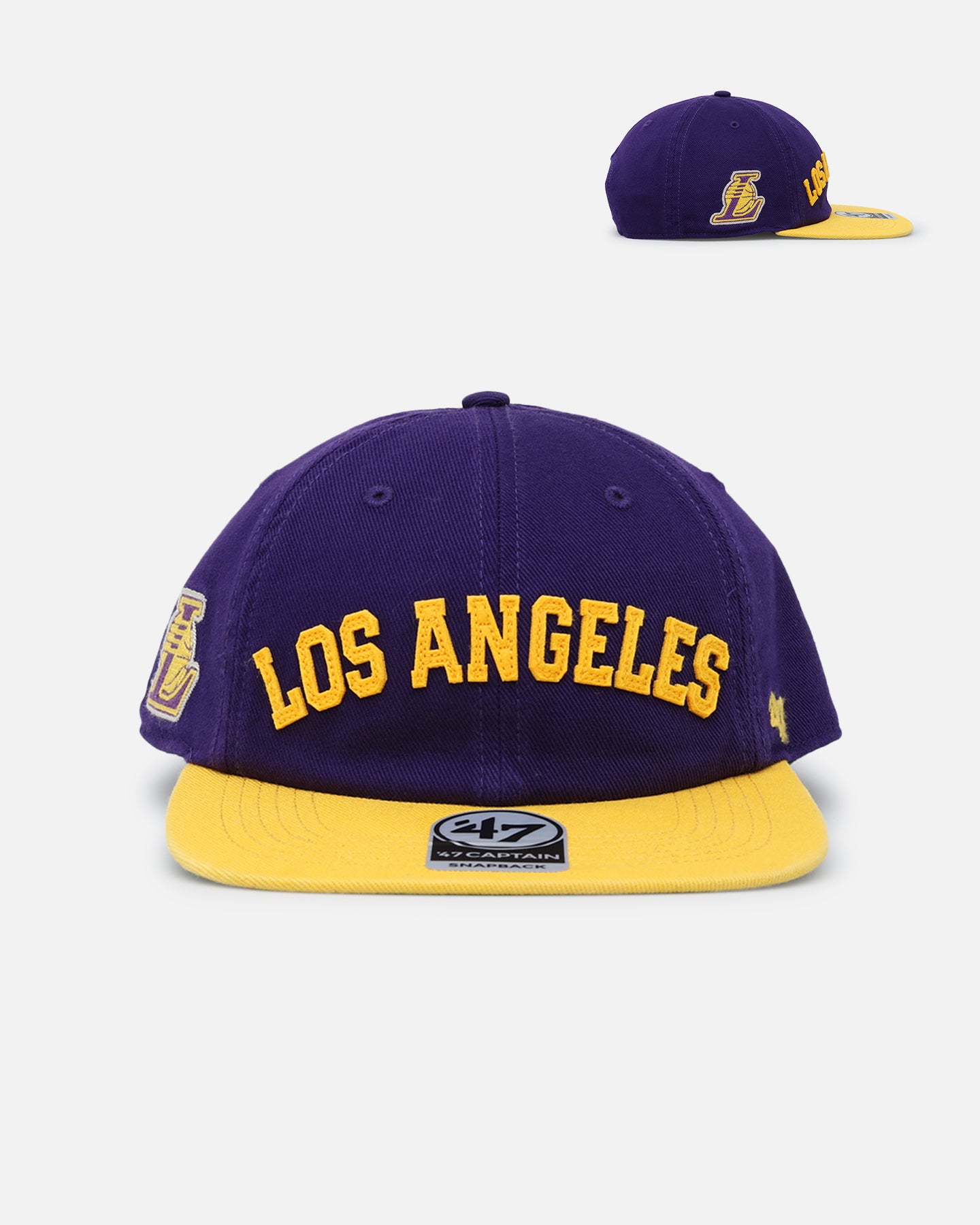 Los Angeles Lakers 'Legacy 47 Captain RL' Snapback Hat - Purple Adjustable Baseball Cap for Men & Women - Perfect for NBA Games, Sports Events & Streetwear Fashion
