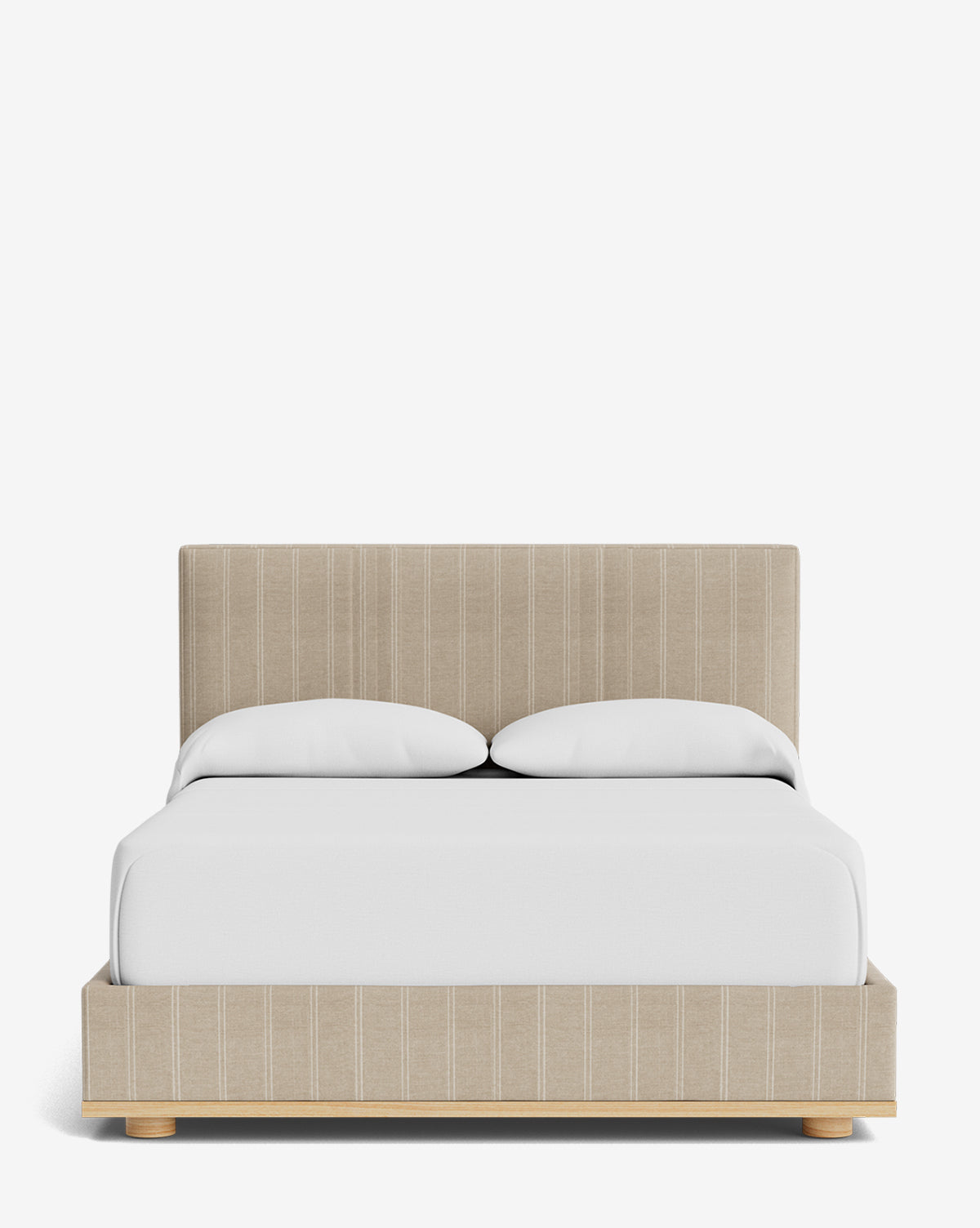Oatmeal & Ivory Stripe Linen