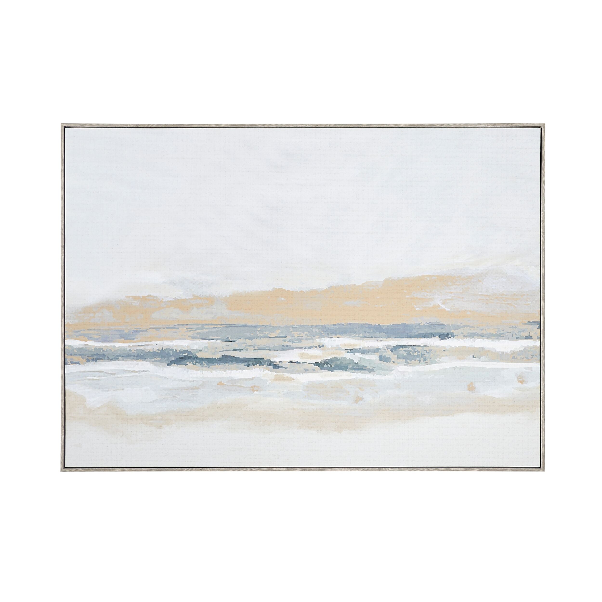 Abstract Beach Landscape Canvas Print - 56x40 Inches Large Wall Art for Living Room, Bedroom & Office Decor