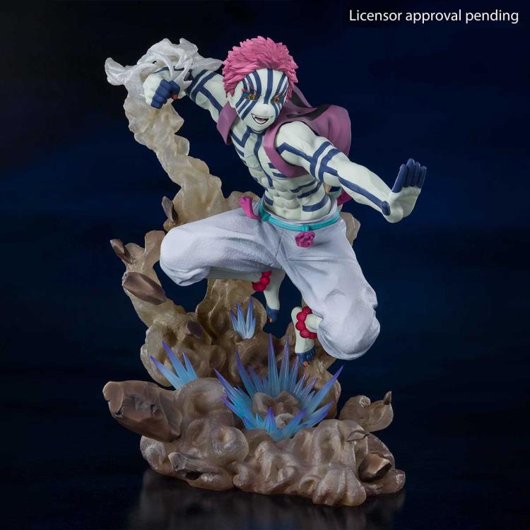 Demon Slayer: Kimetsu no Yaiba Mugen Train Akaza (Upper Three) Anime Figure Statue - Perfect for Anime Collections, Home Decor, and Gift Giving