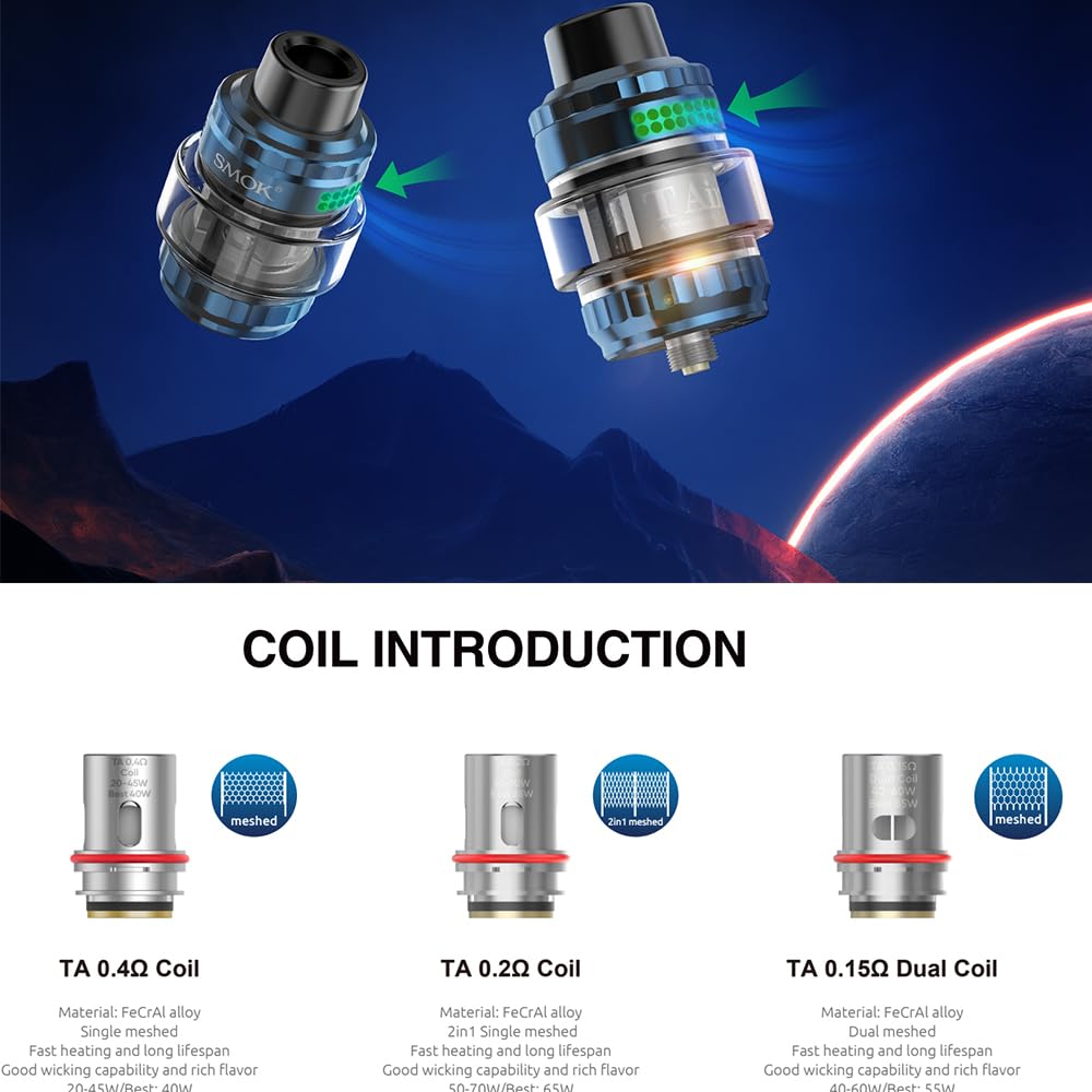 SMOK Mag Solo 100W Vape Starter Kit with 5ml T-Air Subtank & 2500mAh Rechargeable Battery - Rainbow Prism Edition | Complete Vaporizer Set (No E-Liquid/No Nicotine) for Beginners & Cloud Chasers | Perfect for Home Use, Travel & Social Vaping
