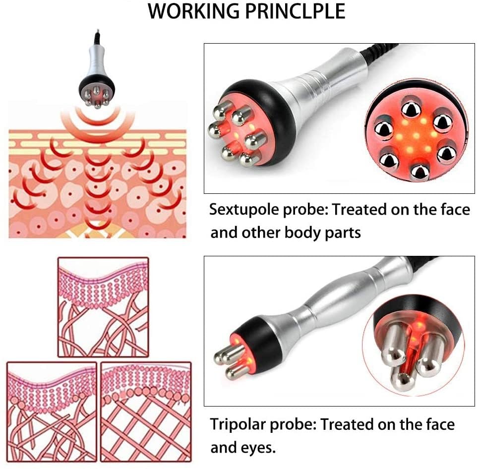 Professional Skin Tightening Machine for Face & Eyes - Anti-Aging Beauty Device with Salon Effects - At-Home Skincare Treatment for Wrinkles & Firming