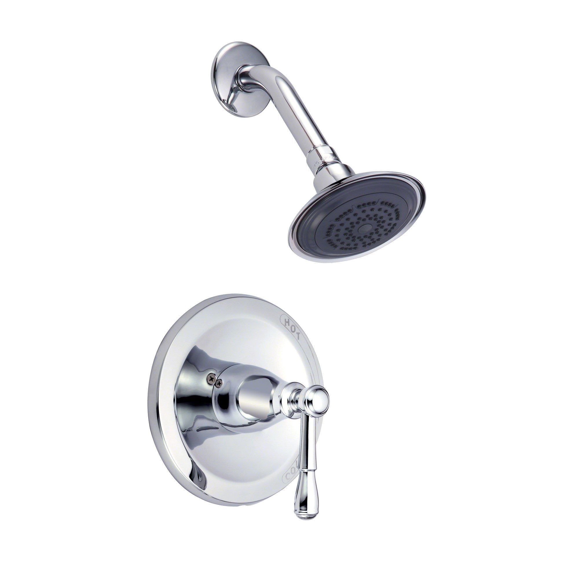 Danze Eastham Chrome Single Handle Pressure Balance Shower Faucet with Rough-in Valve - Perfect for Modern Bathroom Renovations & Water-Efficient Showers