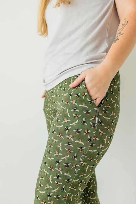 Bee Kind Women's Modal Jersey Jogger Pants - Soft Stretchy Lounge Pants for Yoga, Running, Travel & Casual Wear