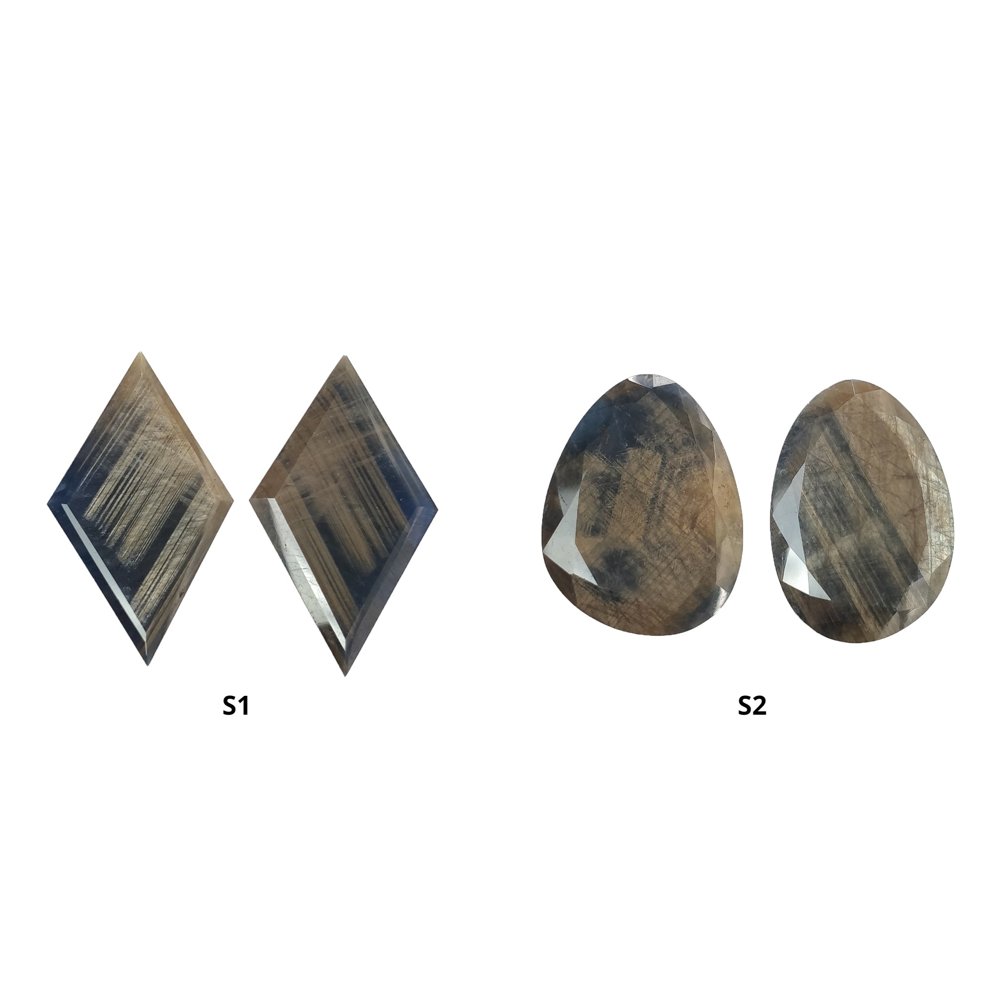 Natural Untreated Golden Brown Chocolate Sapphire Gemstone - Marquise & Egg Shape Cut for Jewelry Making, Engagement Rings & Unique Gifts