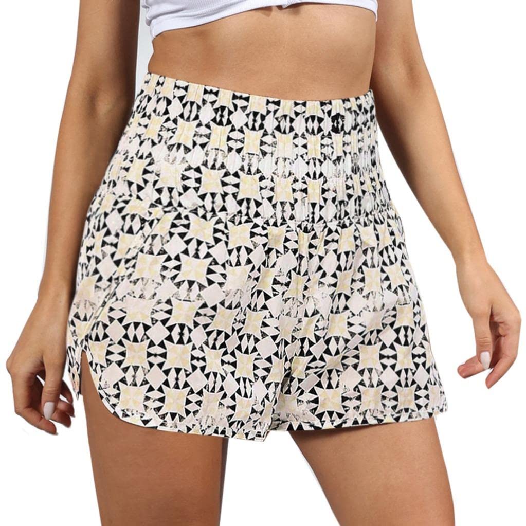 Best Women's High Waisted Workout Shorts - Quick Dry Athletic Shorts for Running, Gym, Yoga & Beach - Comfortable Liner Included - Perfect for Active Lifestyles & Summer Outdoor Activities