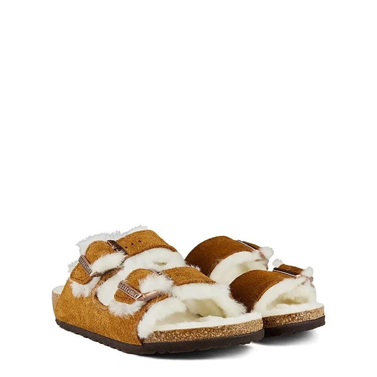 Birkenstock Shearling Sandals for Girls - Comfortable Winter Slippers for Indoor & Outdoor Wear - Perfect for School, Home, and Casual Outings