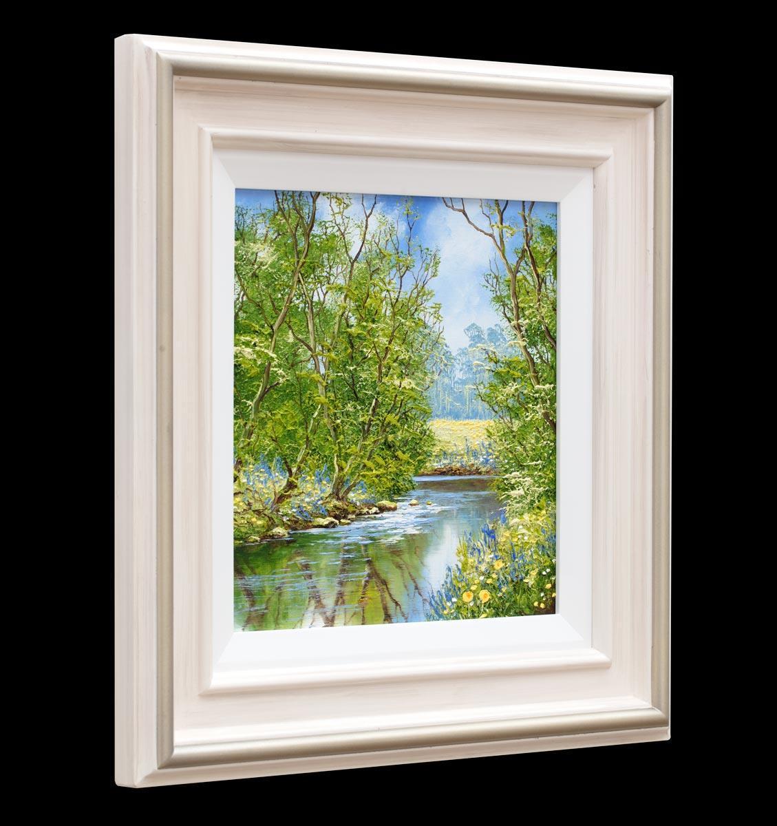 Original 'A Day in Spring' Painting - Handmade Artwork for Home Decor, Office & Gift Giving - Perfect for Living Room, Bedroom & Wedding Presents