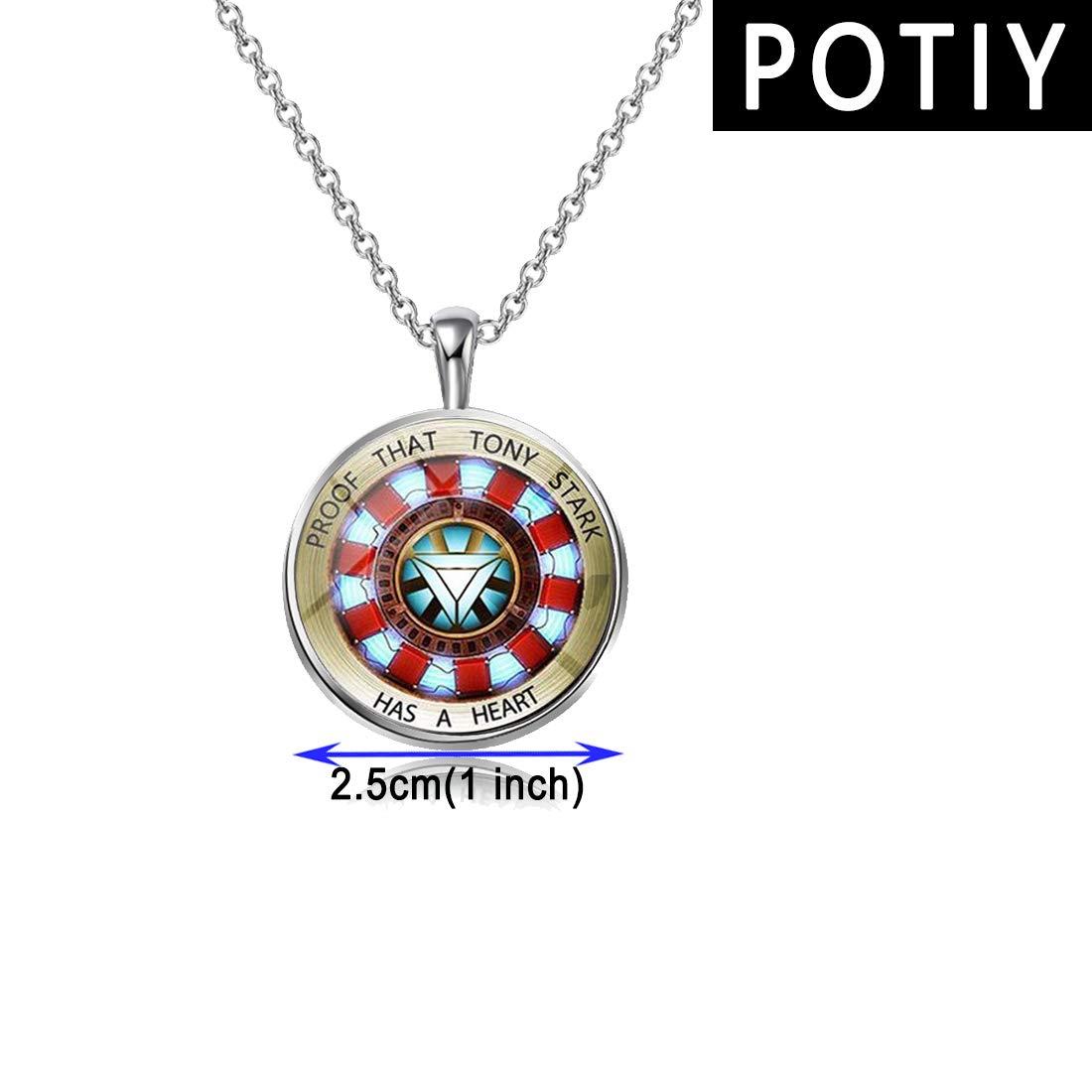 Stark Keychain - Iron Man Proof That Stark Has A Heart Jewelry Gift for Marvel Fans | Perfect for Keychains, Backpacks & Superhero Gifts