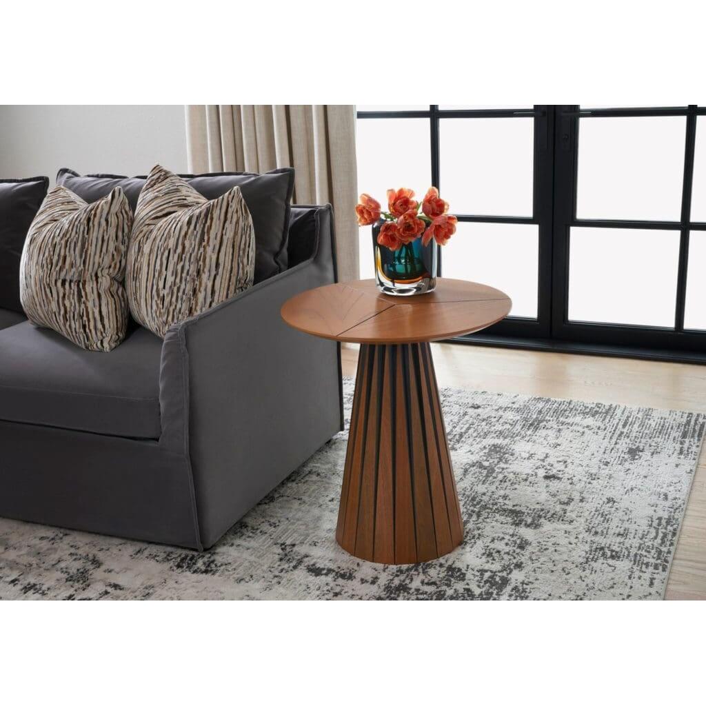 Cyan Design 11742 Bourbon Side Table - Medium Brown Wood Nightstand for Bedroom, Living Room & Office - Stylish End Table with Storage Shelf