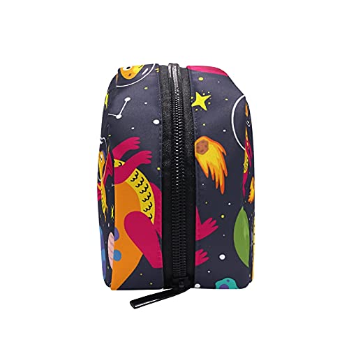 Senya Colorful Dinosaur Cosmetic Bag with Zipper - Cute Makeup Pouch & Travel Toiletry Organizer for Women | Perfect for Travel, Gym, and Daily Essentials Storage
