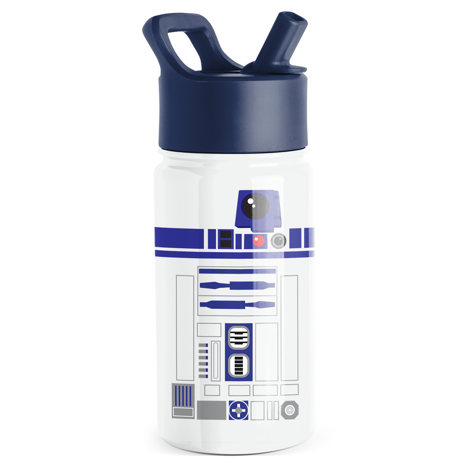 Summit Kids Water Bottle with Straw Lid - BPA Free, Leak Proof, Insulated Stainless Steel Bottle for School, Sports & Outdoor Activities