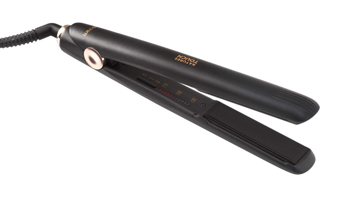 Elchim Natures Touch Professional Ceramic Flat Iron for Hair Styling - Perfect for Straightening, Curling & Smoothing at Home or Salon