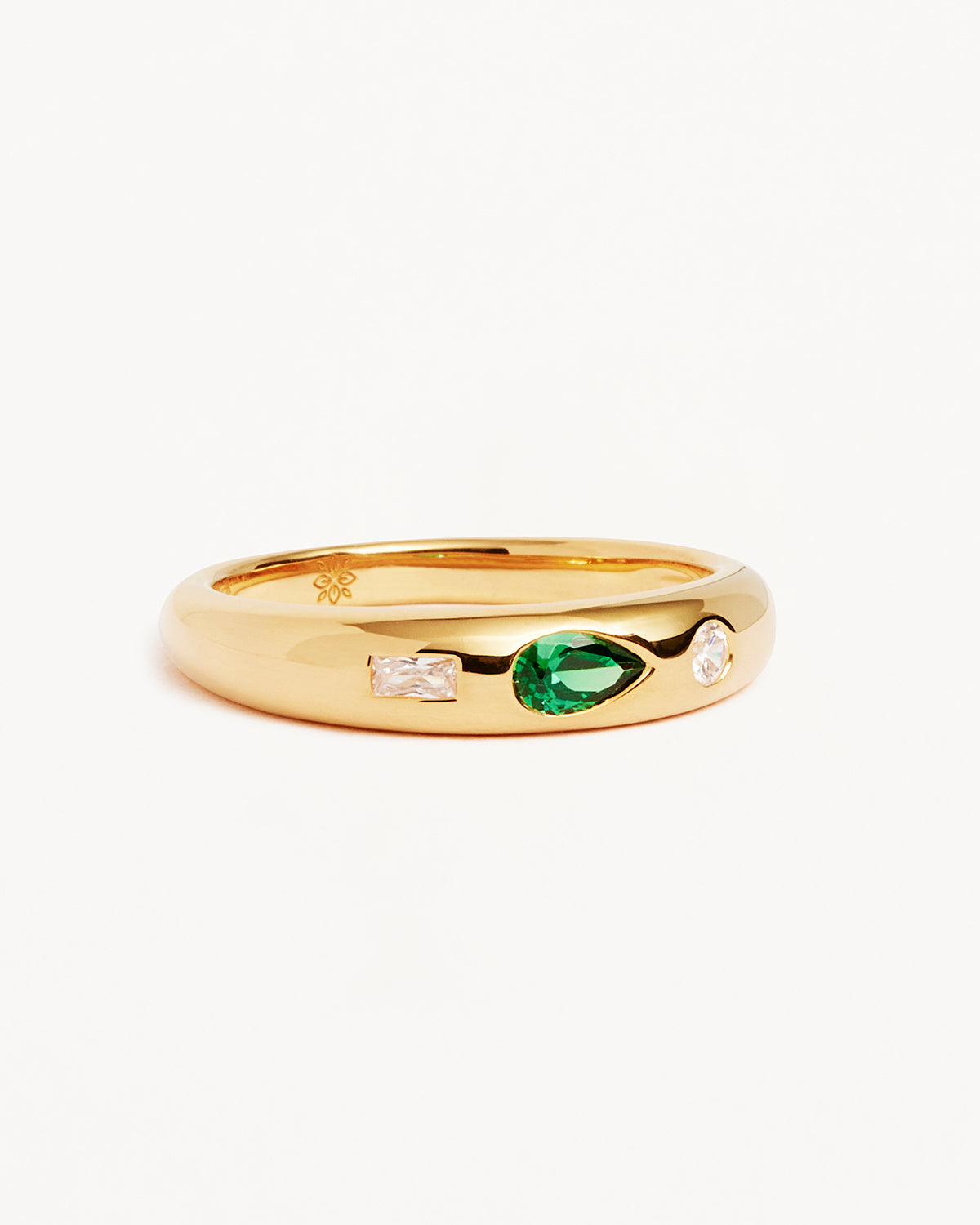 18K Gold Vermeil Magnetic Soul Ring - Elegant & Adjustable Magnetic Jewelry for Women & Men - Perfect for Everyday Wear, Gifts & Special Occasions