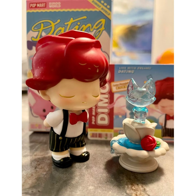 DIMOO Dating Series Love Fountain Blind Box Figure - Cute Collectible Vinyl Toy for Anime Fans, Perfect for Valentine's Day Gifts & Home Decor