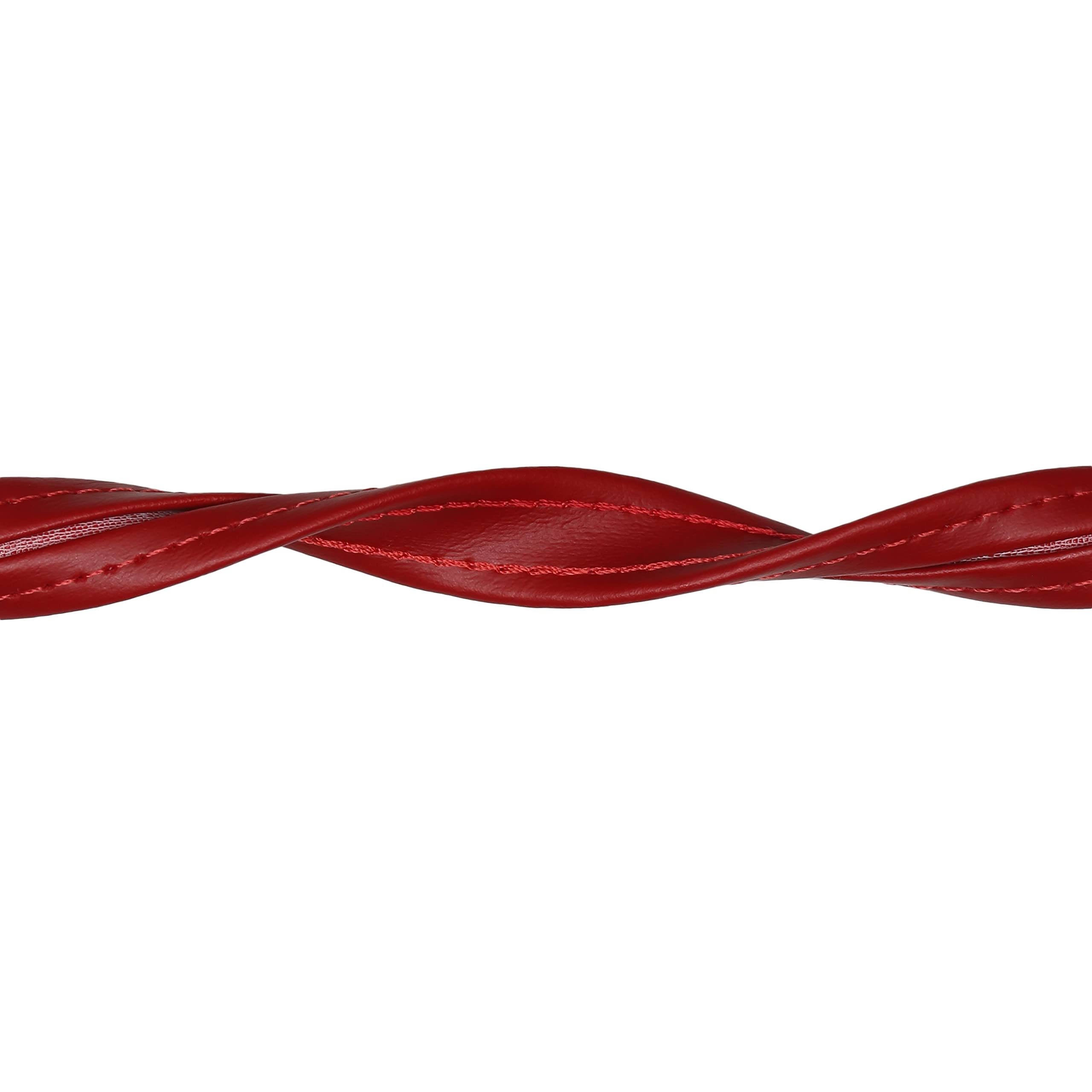 Premium Hidem Marine Vinyl Upholstery Trim - Medium Red by The Yard | Waterproof & UV Resistant for Boat Seats, Auto Interiors, RV Furniture & Outdoor Cushions