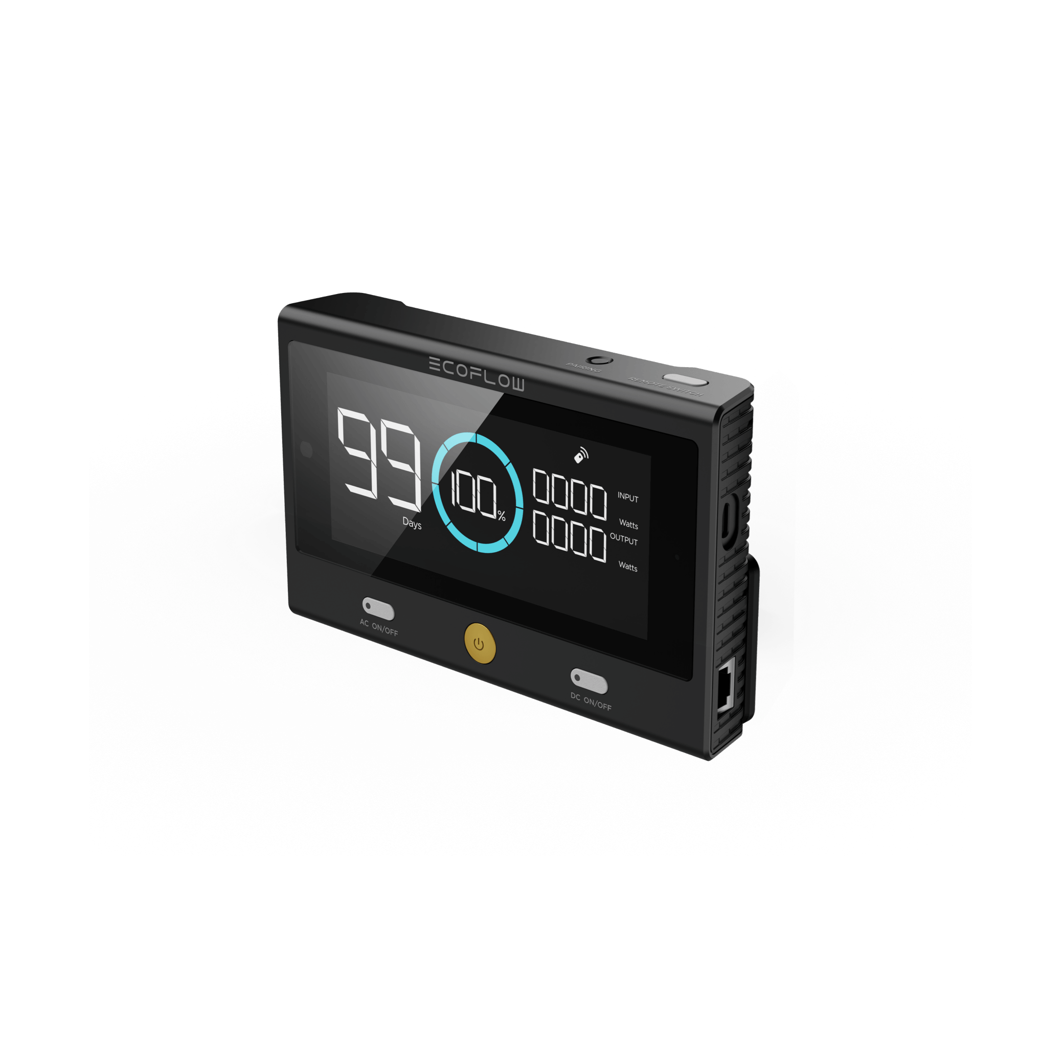 EcoFlow Portable Power Station Remote Control for Solar Generators - Perfect for Camping, RV Trips & Emergency Backup Power