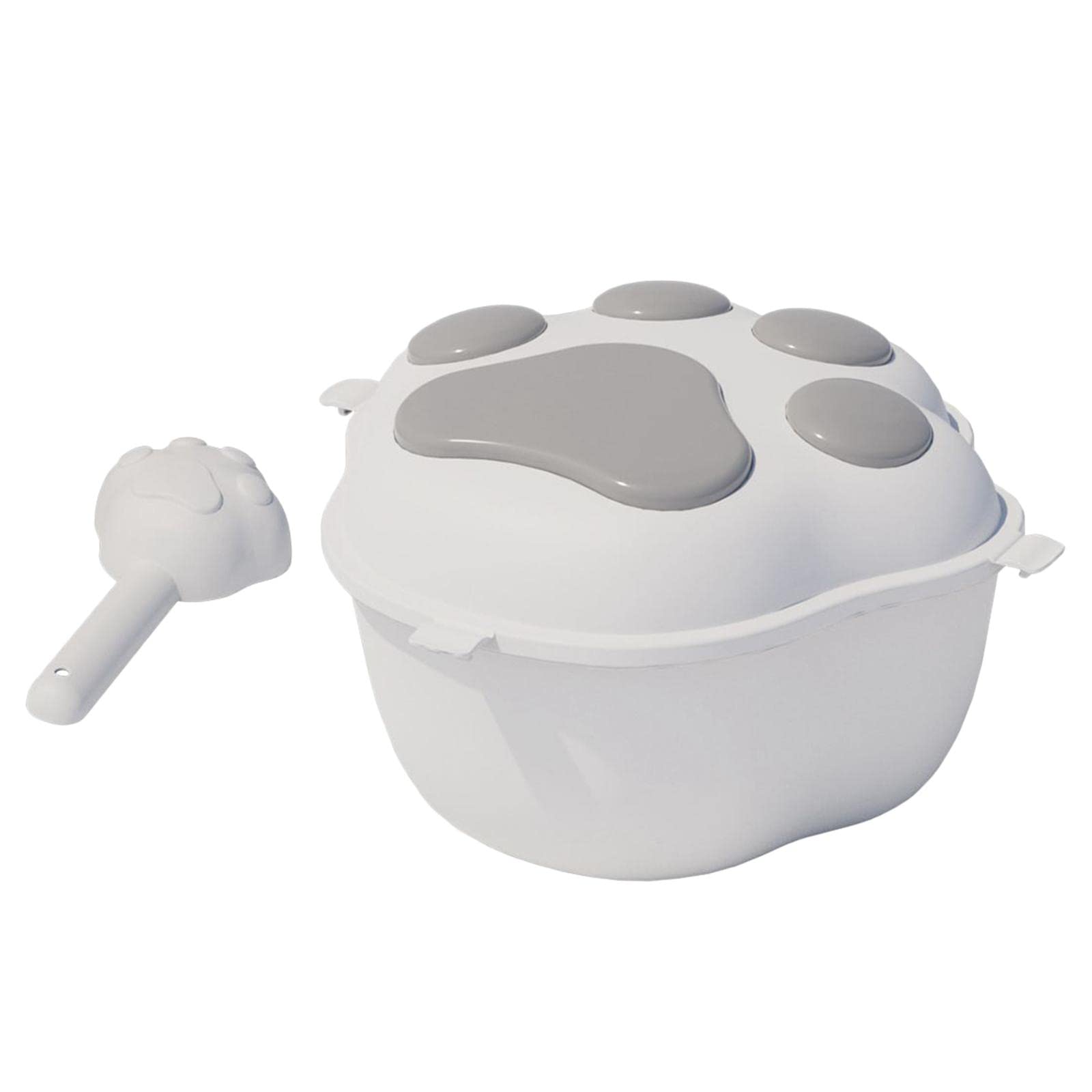Enakshi Airtight Pet Food Storage Container with Lid - 10Lbs Dry Dog Food Dispenser for Grains, Rice & Kibble | BPA-Free Plastic | Pet Supplies & Dog Accessories | Perfect for Kitchen, Pantry & Travel Use