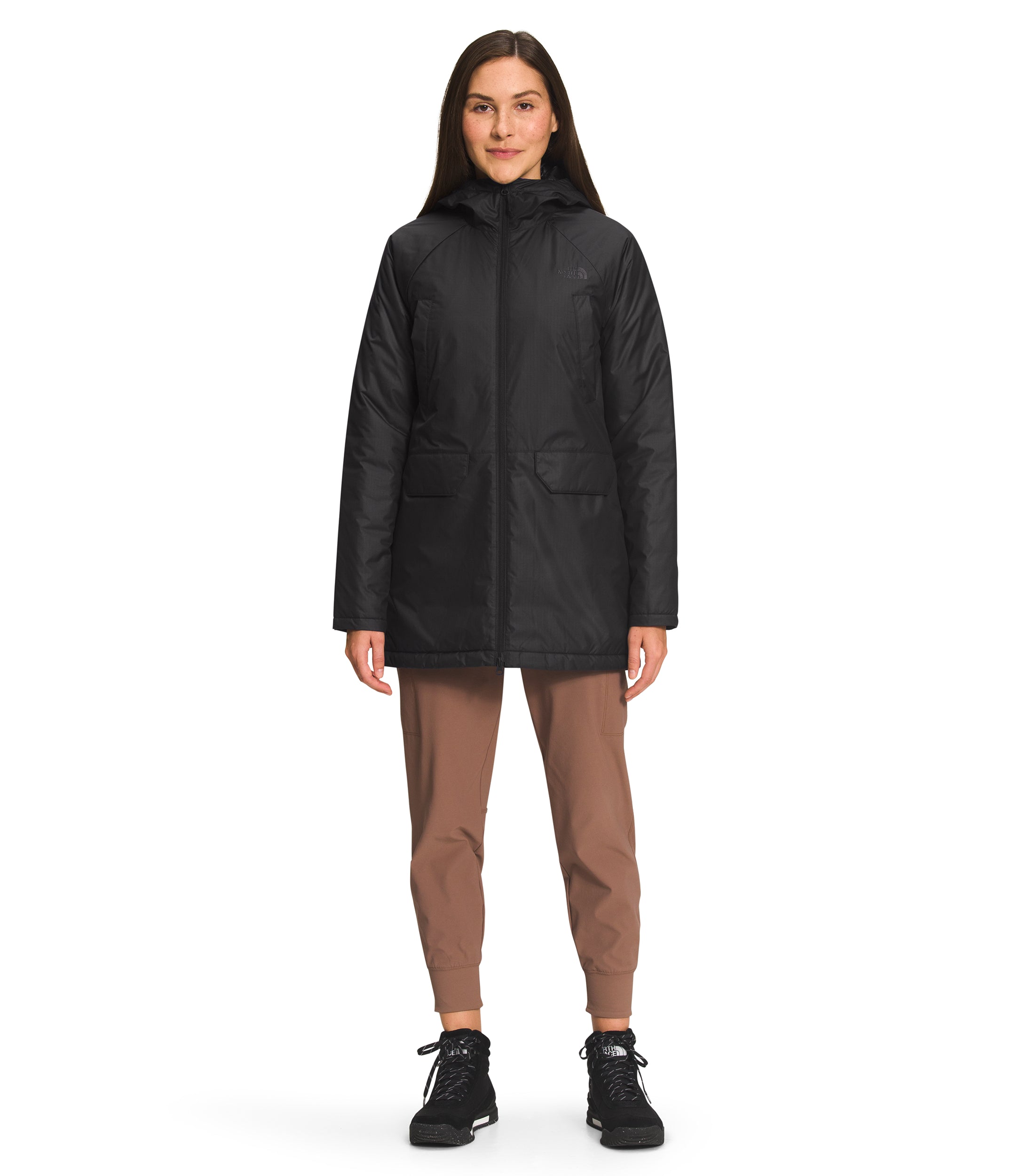 Women's Auburn Hooded Parka Jacket - Winter Warm Waterproof Coat for Outdoor Activities | NF0A7UKE | Perfect for Hiking, Skiing & Cold Weather Fashion