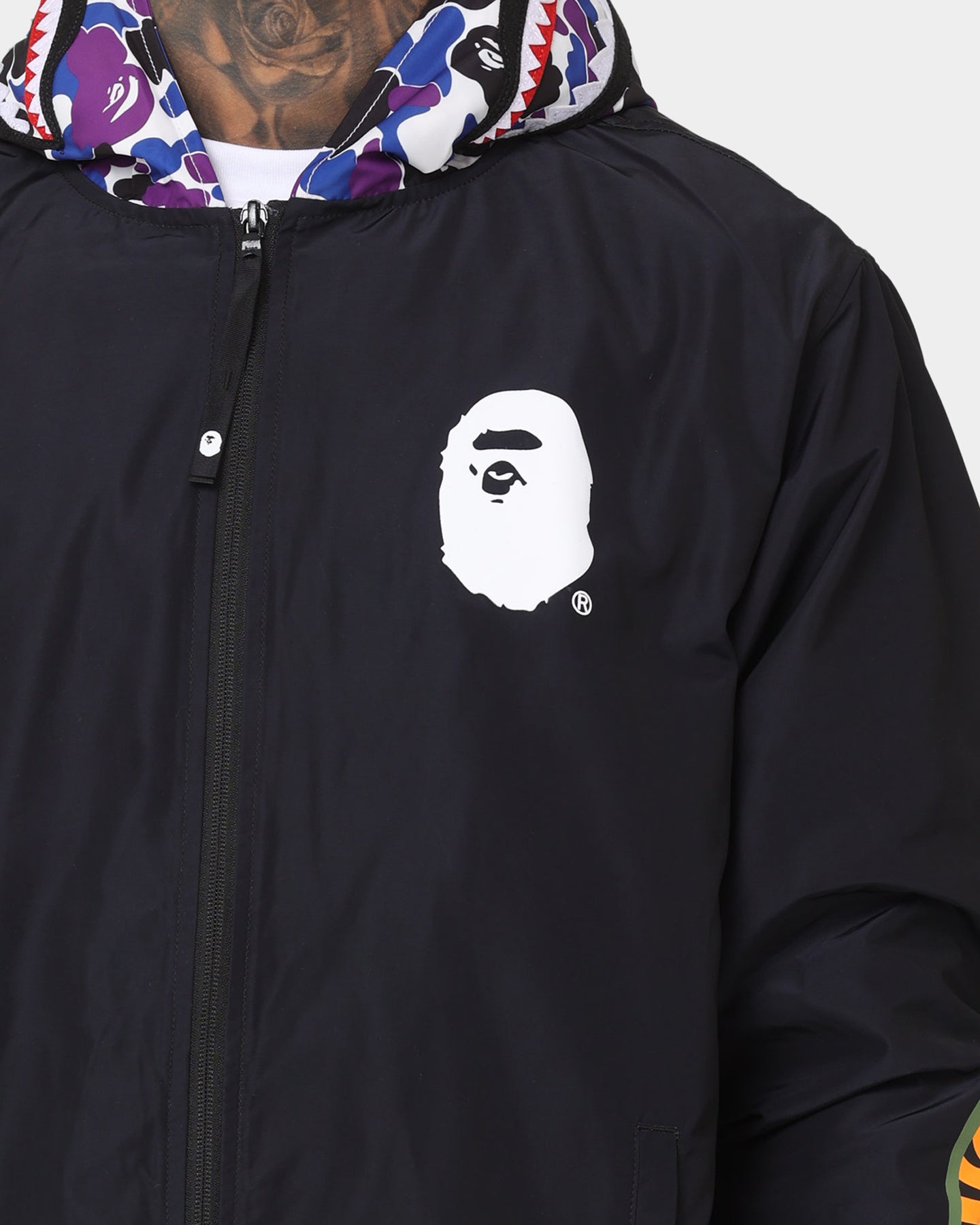 BAPE 16th Anniversary Jacket - Black Limited Edition Streetwear Hoodie | Men's Fashion Outerwear for Urban Style & Casual Wear