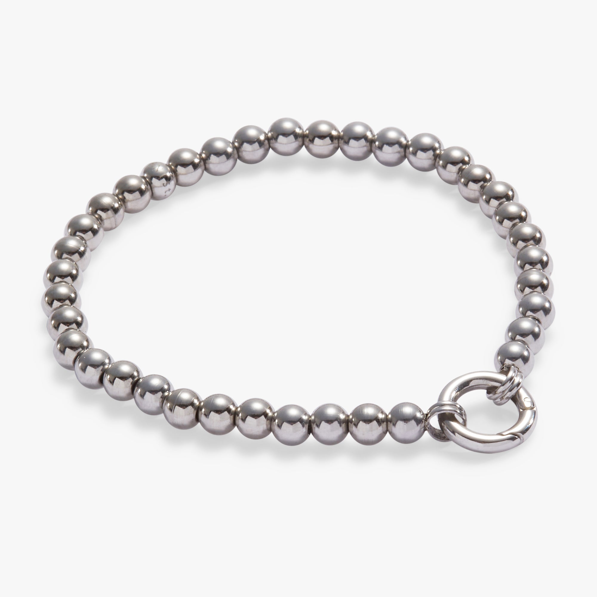 Beaded Stretch Charm Bracelet for Women - Adjustable Elastic Beaded Bracelet with Charms - Perfect for Gifts, Parties, and Everyday Wear