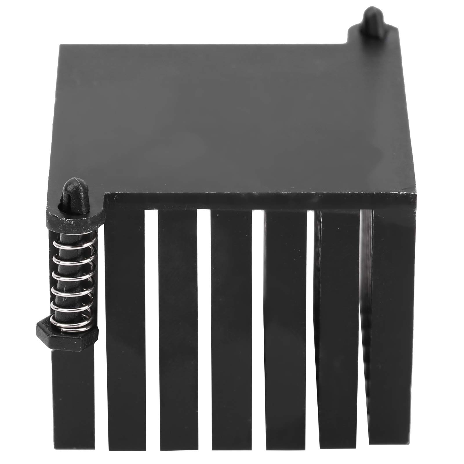 10Pcs Aluminum Heat Sink Set - High Performance Cooling Heatsink for Motherboard, CPU, Vacuum Tube - Black Heat Sink Block - Perfect for PC Builds, Electronics Cooling & DIY Projects