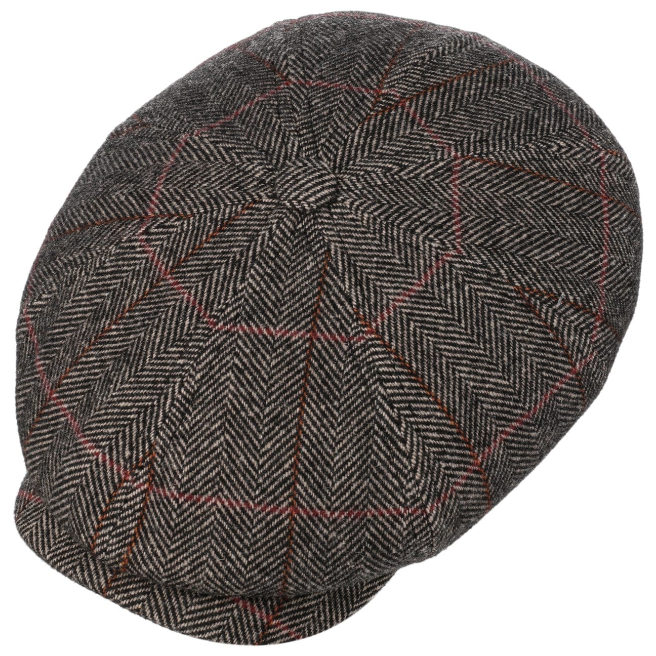 Stetson Hatteras Gallanger Wool Flat Cap for Men - Classic Winter Hat for Outdoor Activities, Travel & Casual Wear