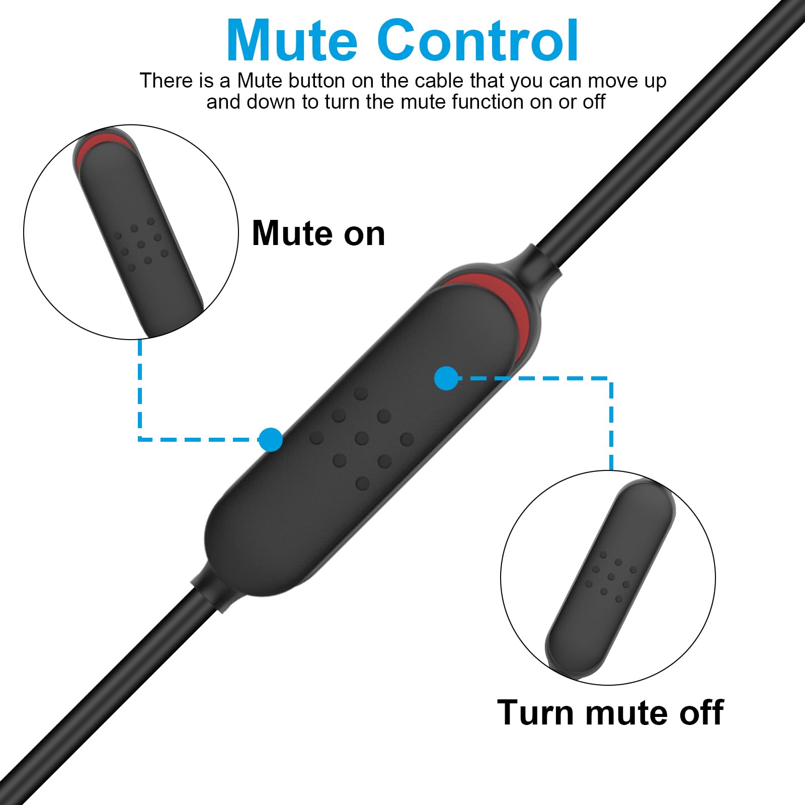 Bose QC45 Mic with Mute Switch for PC, Gaming & Calls