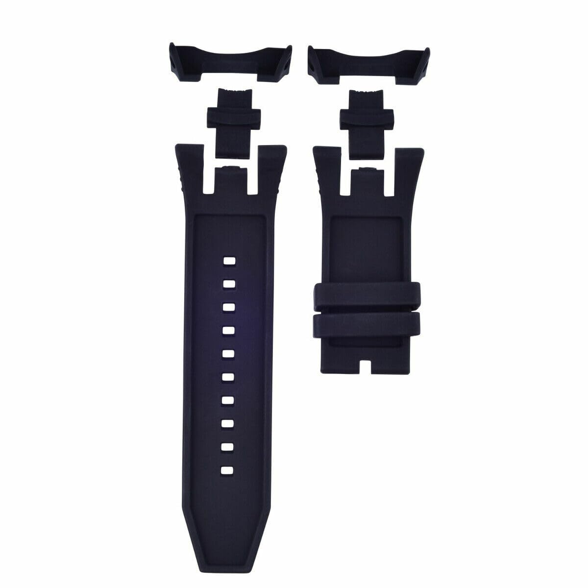 Replacement Rubber Watch Band Strap for Invicta Subaqua Noma V 12880 12882 12883 12888 - Durable Silicone Replacement Strap for Swimming, Diving & Outdoor Activities
