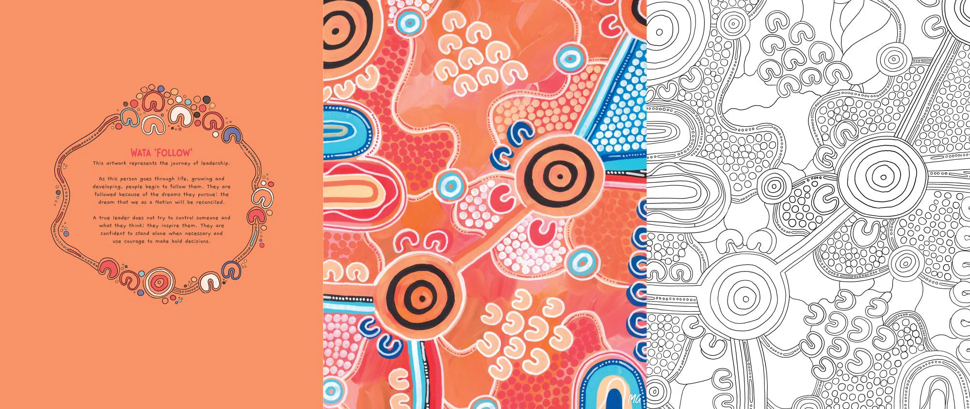 Color Your Own Aboriginal Gallery Art - Beautiful Spirit Indigenous Coloring Book for Adults & Kids | Relaxation, Mindfulness & Cultural Art Therapy
