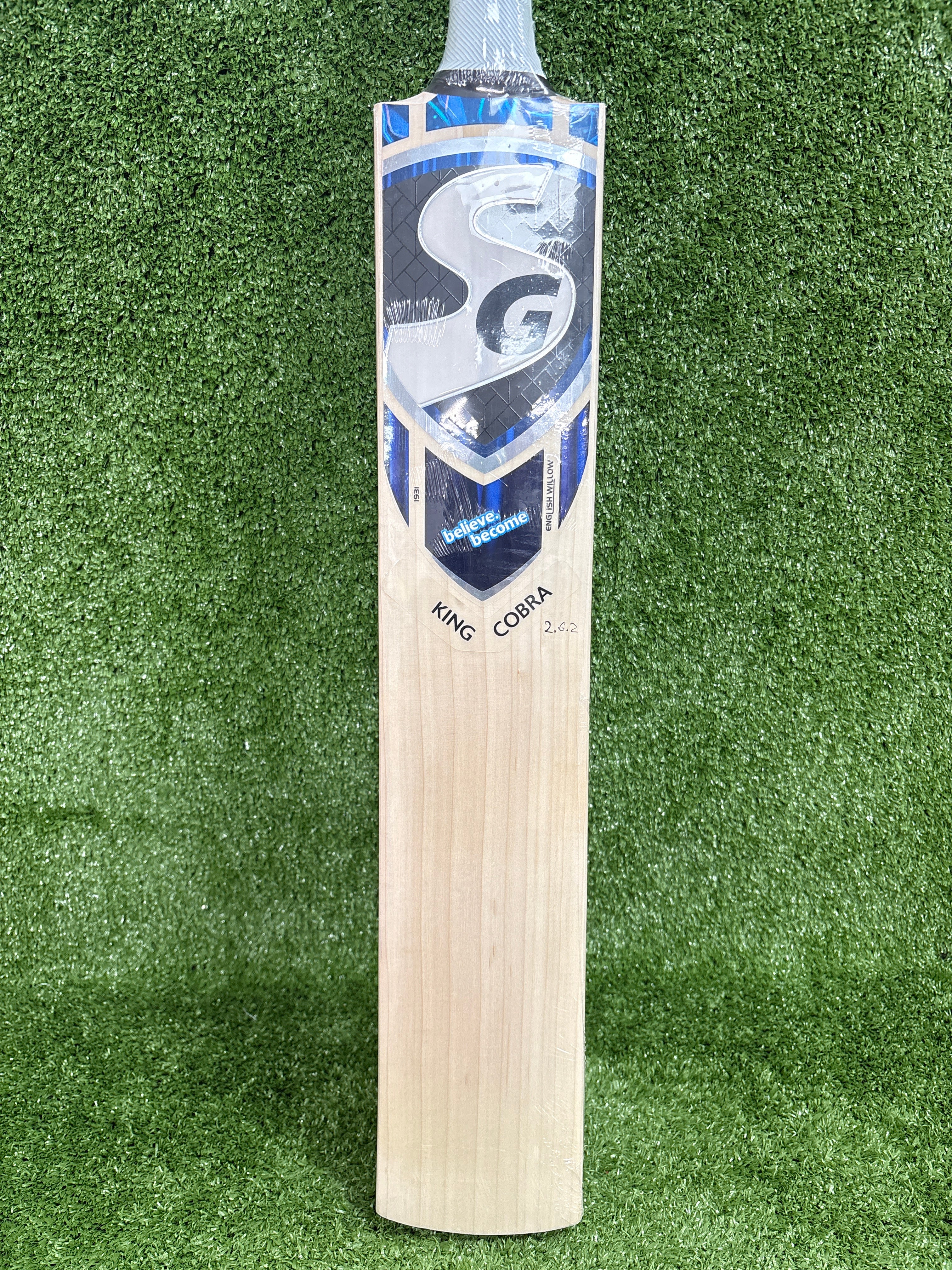Premium SG King Cobra Harrow English Willow Cricket Bat - Professional Grade for Matches & Training - Perfect for Club Players & Enthusiasts