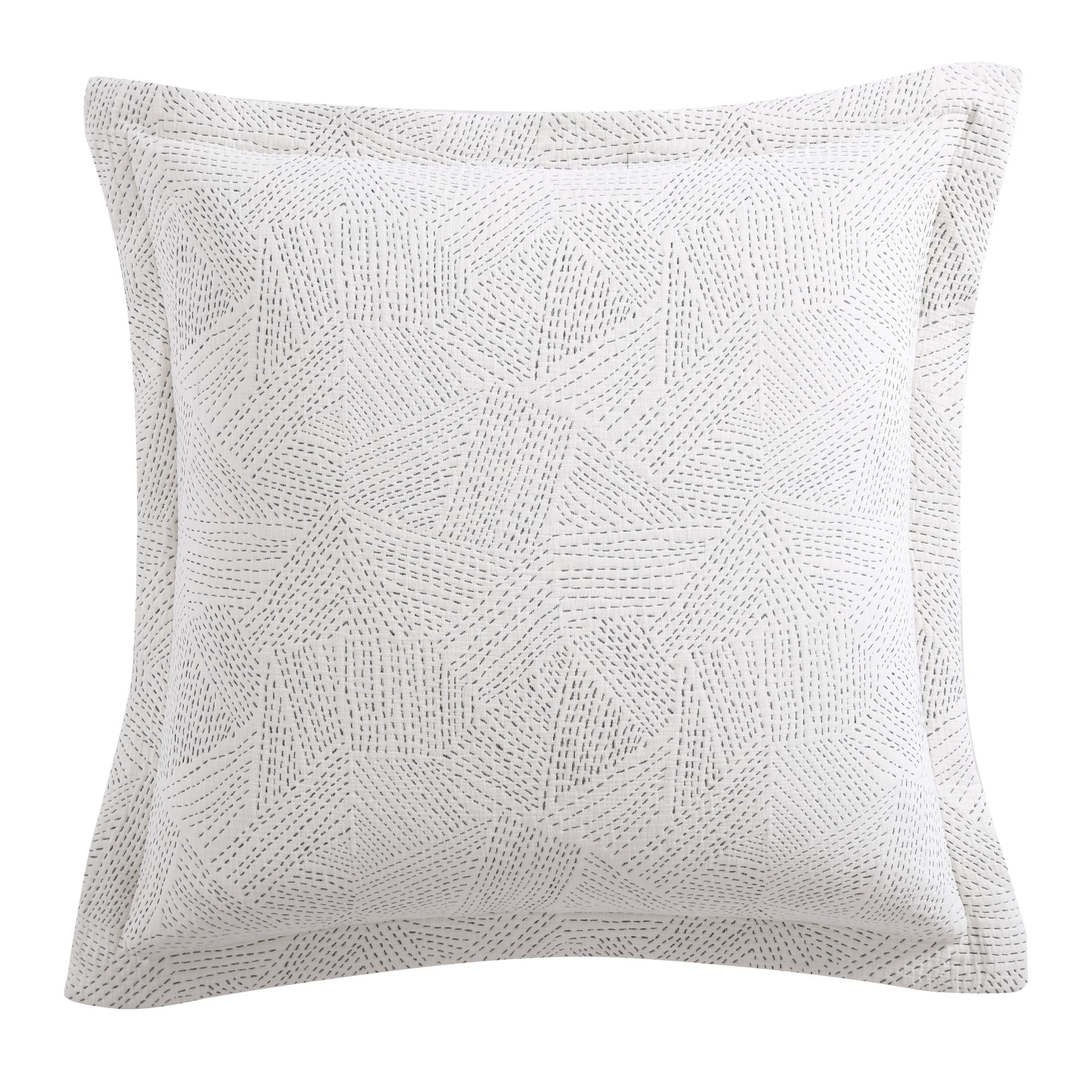 Wesley Euro Sham Pillow Cover - Premium Decorative Sham for Standard Euro Size - Perfect for Bedroom, Living Room & Guest Room Decor