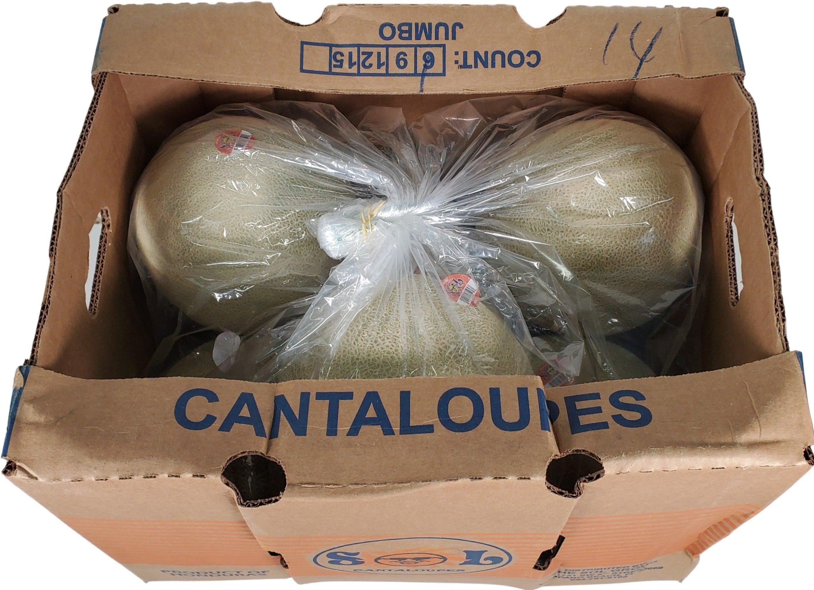 Fresh Jumbo Cantaloupe - Sweet & Juicy Melon for Smoothies, Fruit Salads & Healthy Snacks | Perfect for Summer BBQs & Picnics